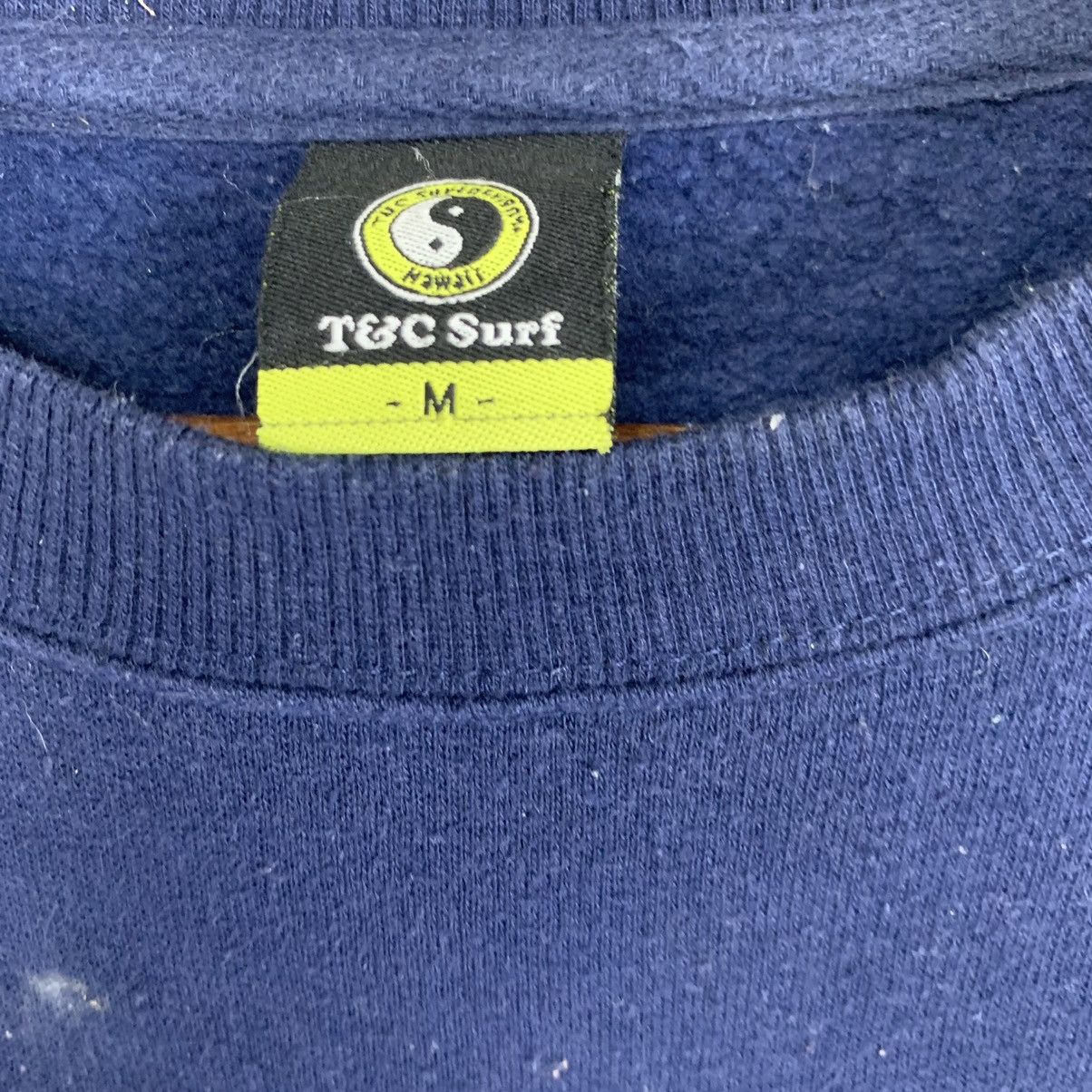 Vintage T&C Surf Design Hawaii Big Logo Crewneck Sweatshirt Size US M / EU 48-50 / 2 - 5 Thumbnail