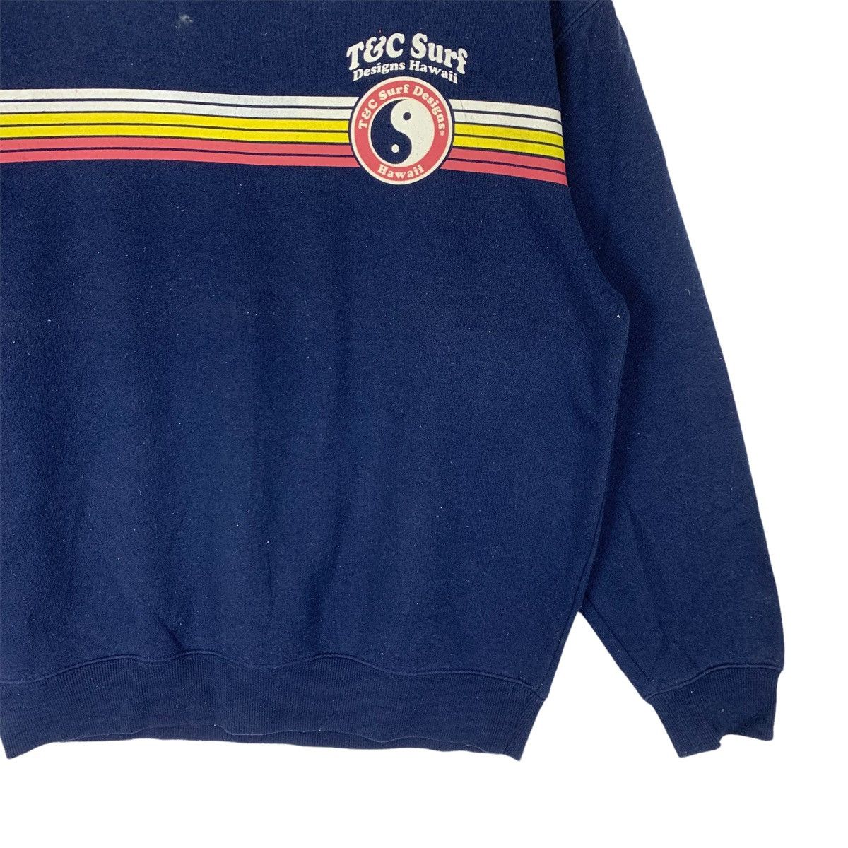 Vintage T&C Surf Design Hawaii Big Logo Crewneck Sweatshirt Size US M / EU 48-50 / 2 - 3 Thumbnail