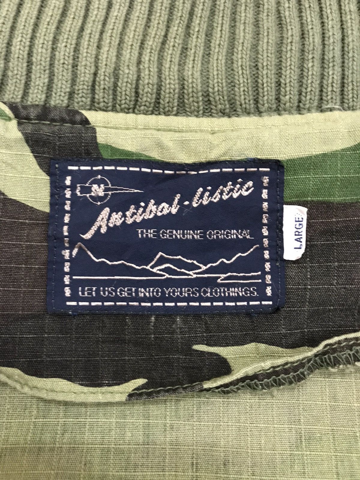 Japanese Brand × Vintage Vintage 90s Military Jacket Camouflage Army Jacket Size US L / EU 52-54 / 3 - 9 Thumbnail