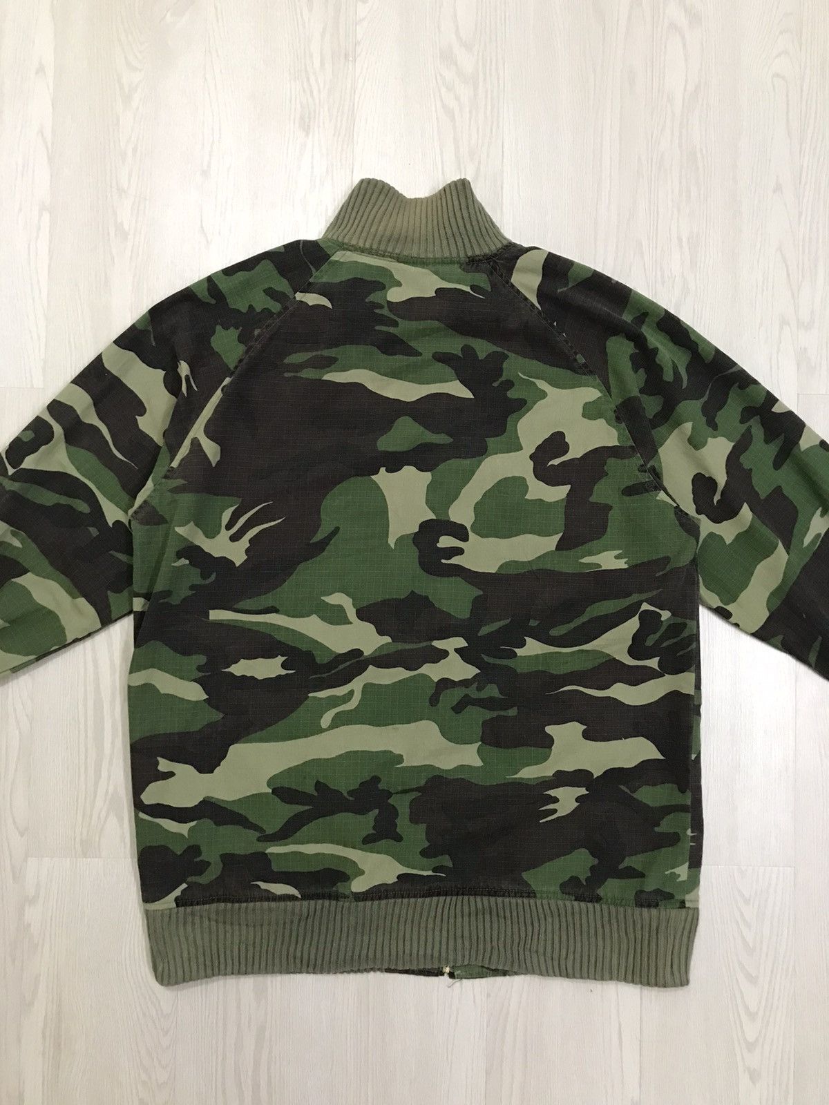 Japanese Brand × Vintage Vintage 90s Military Jacket Camouflage Army Jacket Size US L / EU 52-54 / 3 - 7 Thumbnail