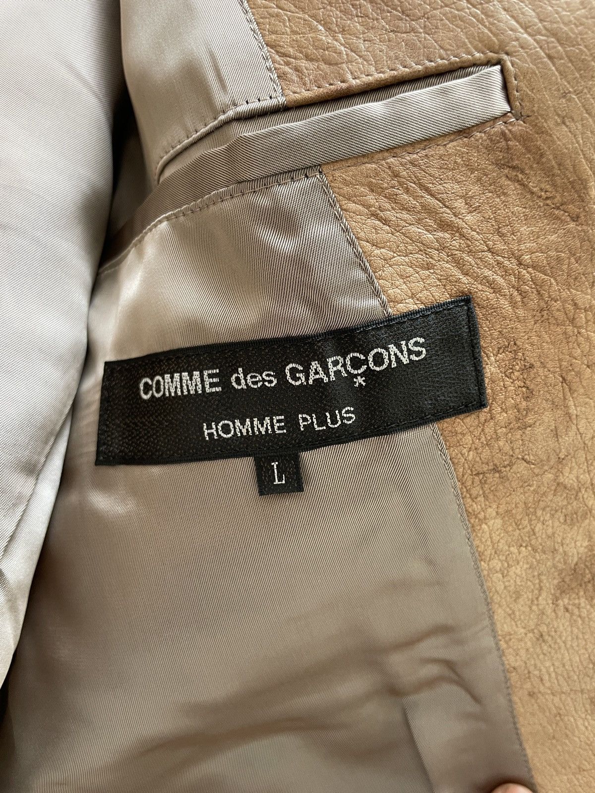 Comme des Garcons COMME des GARÇONS Homme Plus Leather Jacket Size US L / EU 52-54 / 3 - 7 Thumbnail
