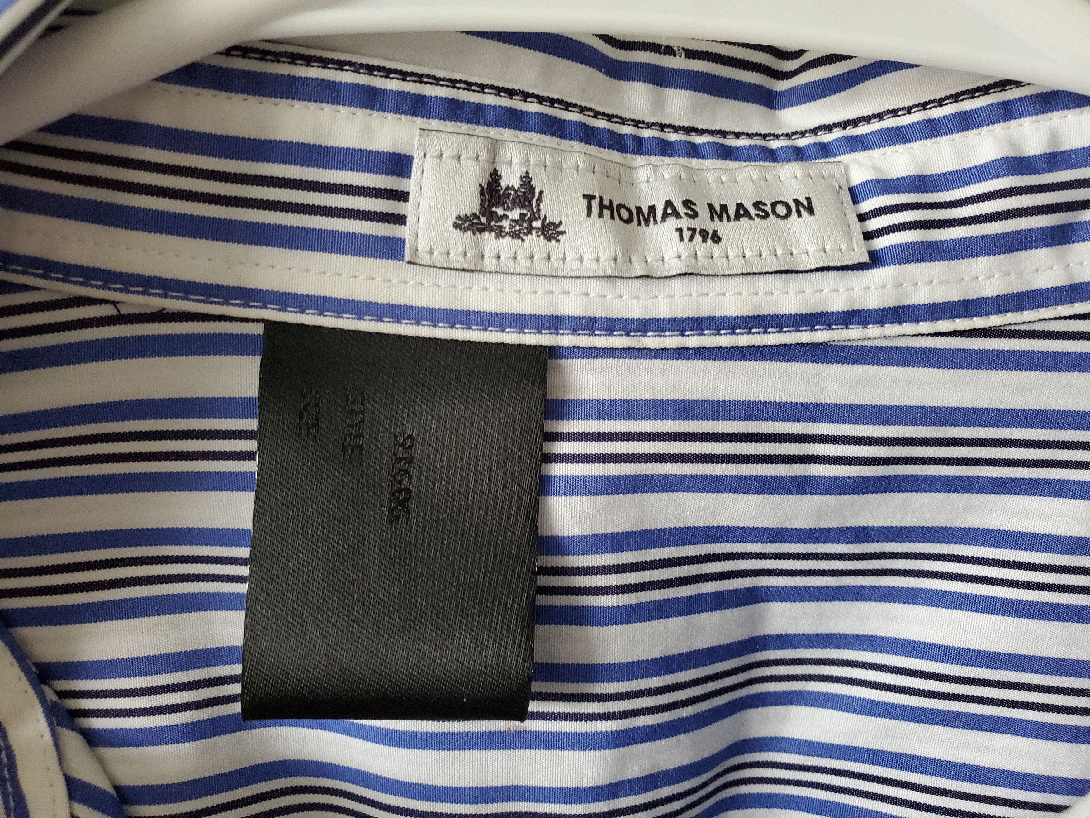 n.hoolywood 【Thomas Mason BIG SHIRT】 N.HOOLYWOOD - STRIPE BIG SHIRT 