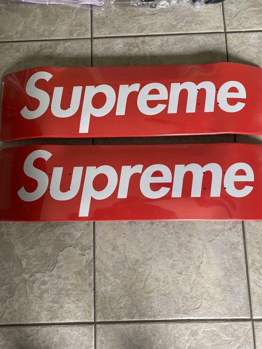 Supreme Supreme Uncut Box Logo Skateboard | Grailed