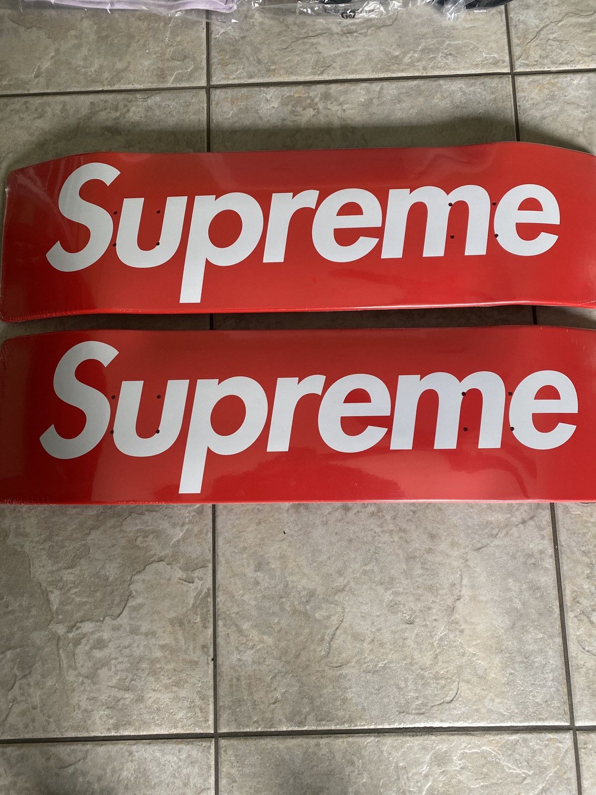 Supreme Uncut Box Logo Skateboard