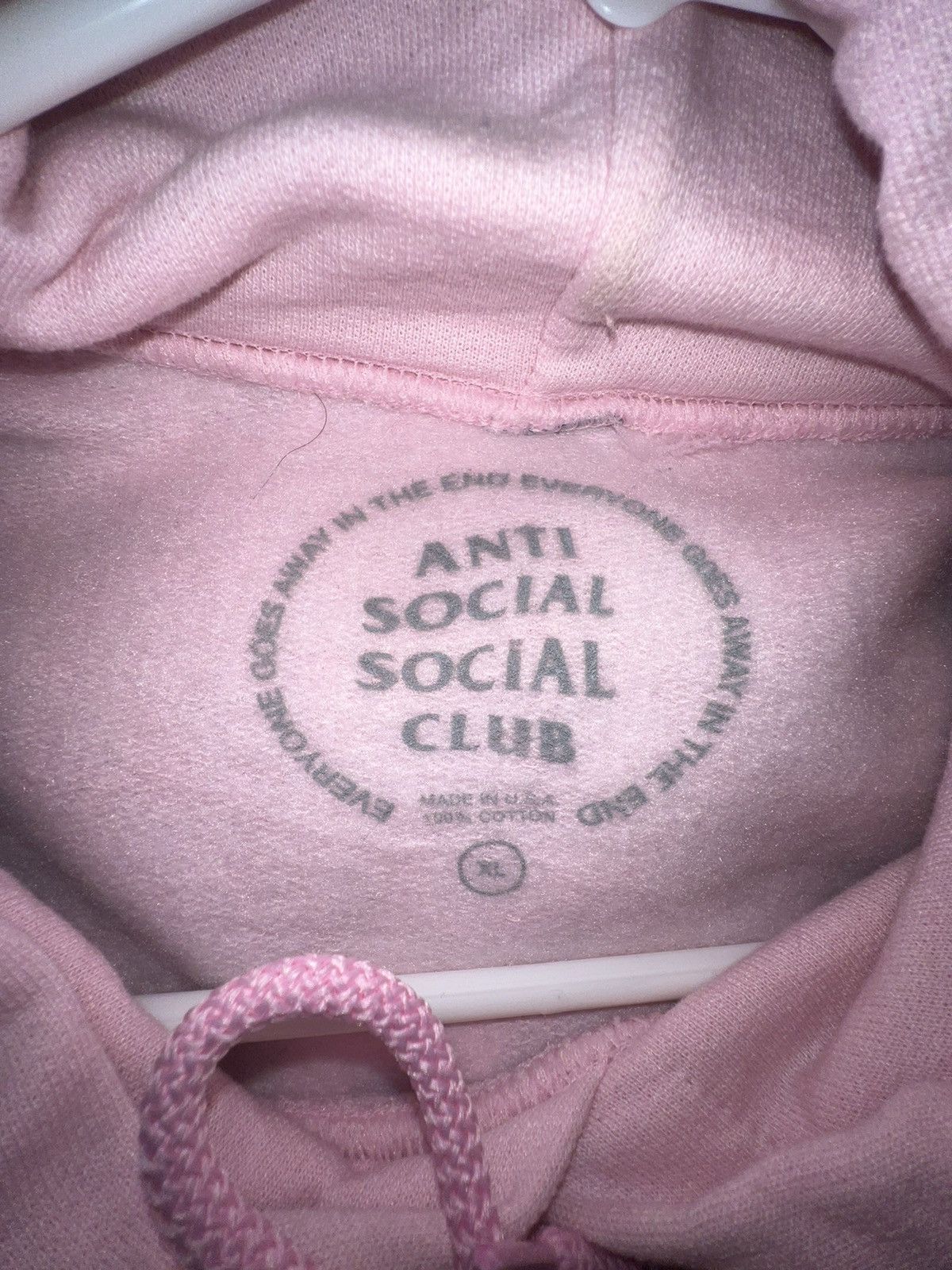 Anti Social Social Club × FaZe ASSC x FaZe Clan Pink hoodie