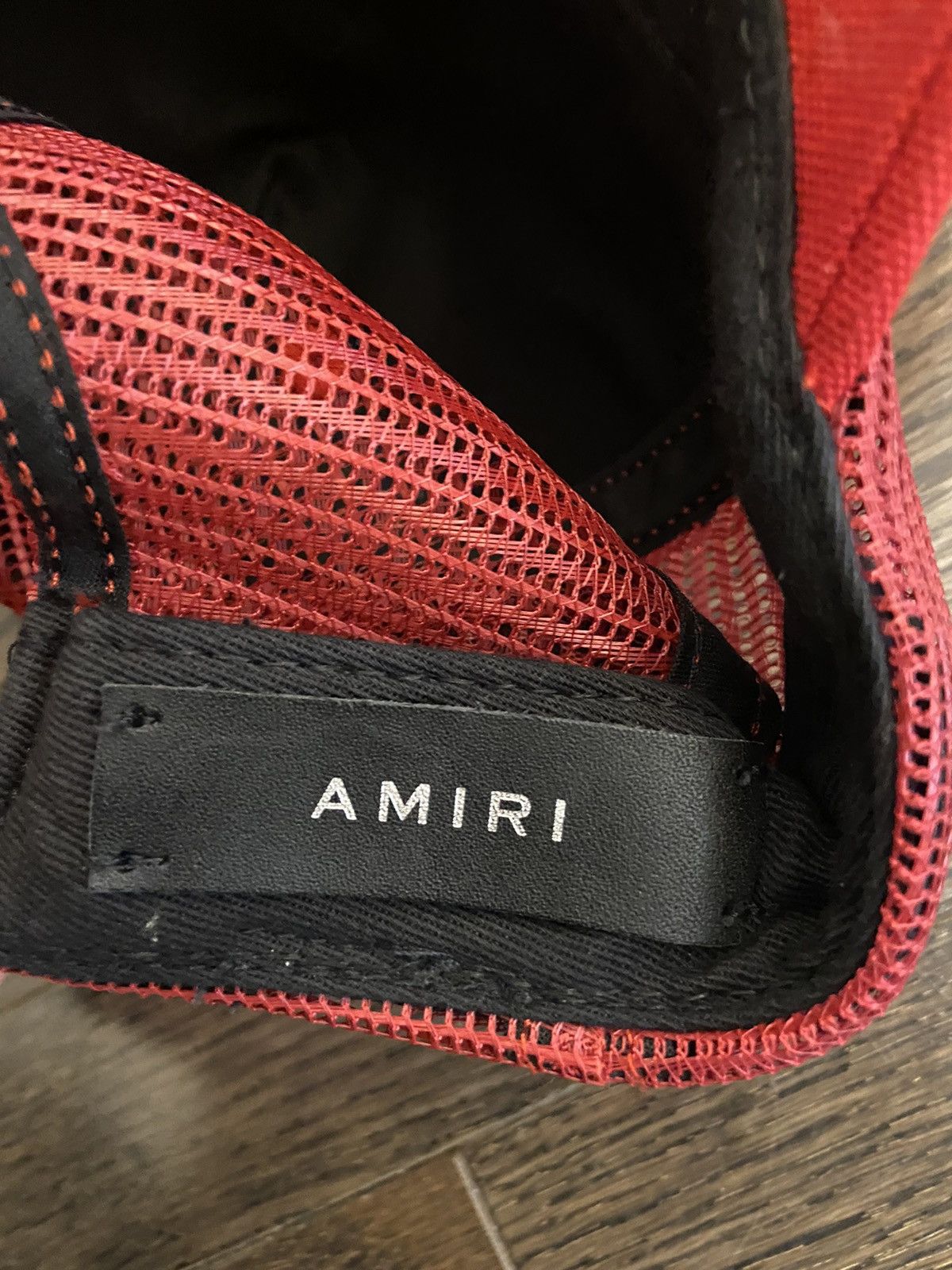Amiri Amiri Wild Ones Trucker Hat Red White SnapBack Cap Mesh Size ONE SIZE - 12 Thumbnail
