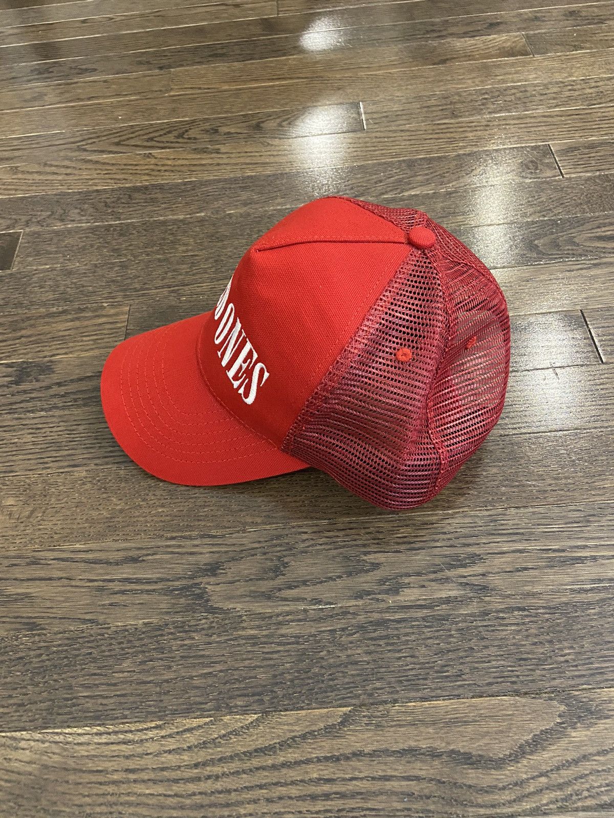 Amiri Amiri Wild Ones Trucker Hat Red White SnapBack Cap Mesh Size ONE SIZE - 5 Thumbnail