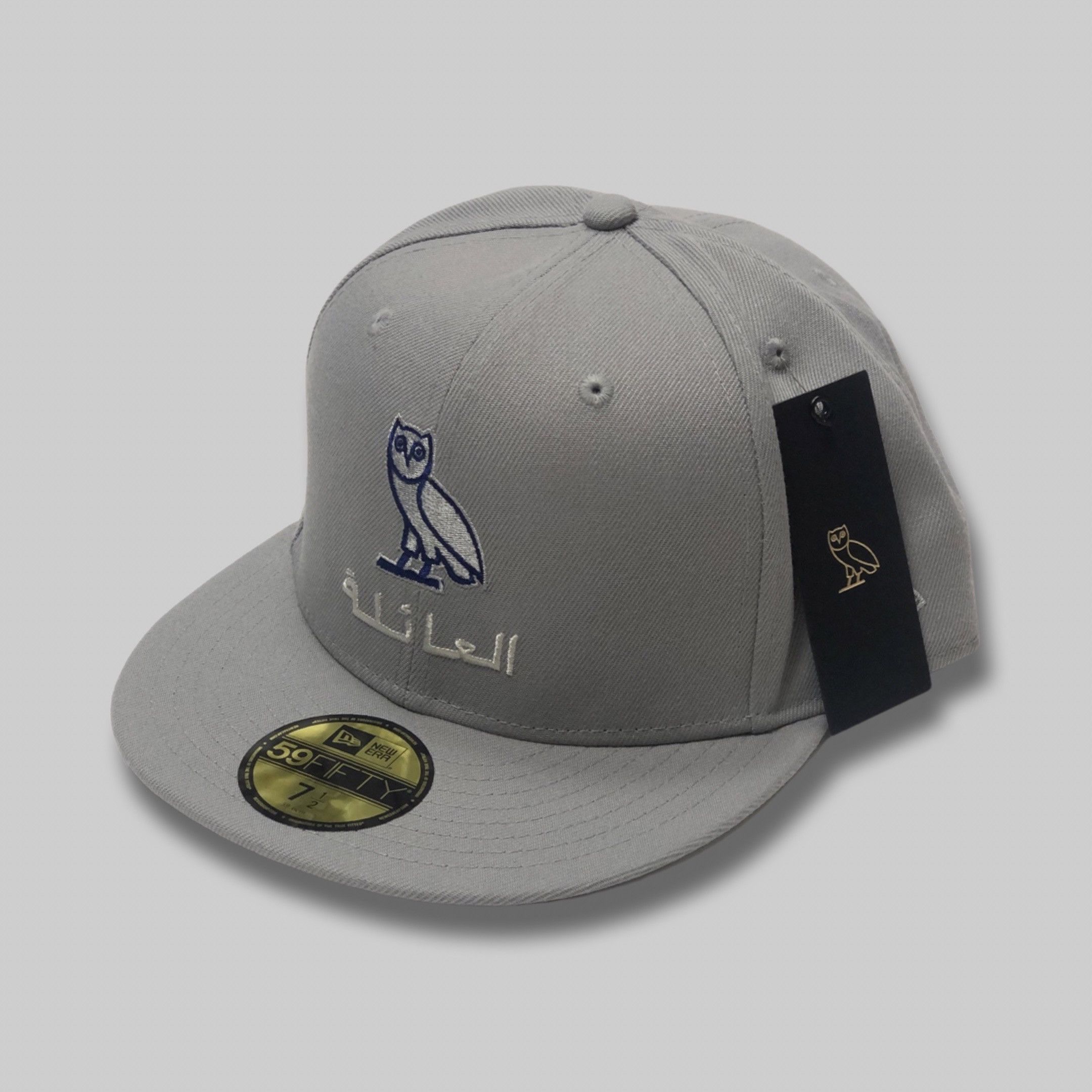 Drake OVO X NEW ERA FAMILY ARABIC GREY HAT SNAPBACK 7 3/8 Size ONE SIZE - 1 Thumbnail