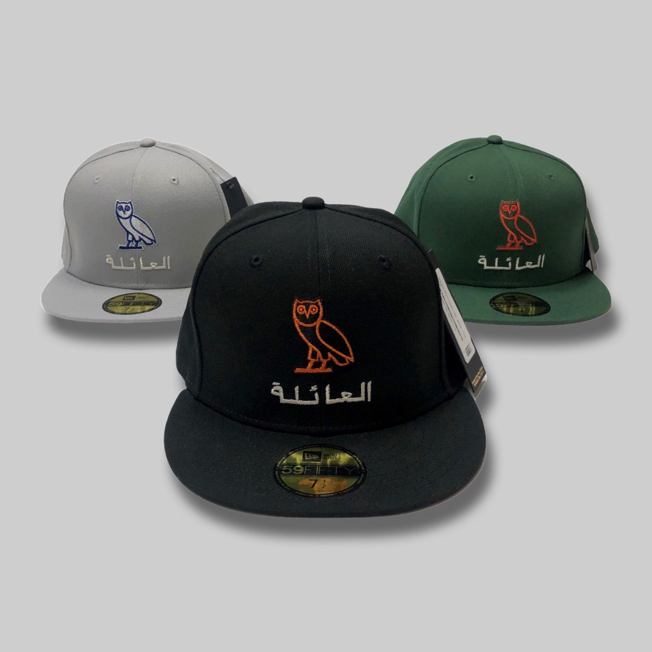 Drake OVO X NEW ERA FAMILY ARABIC GREEN HAT SNAPBACK 7 1/2 Size ONE SIZE - 3 Thumbnail
