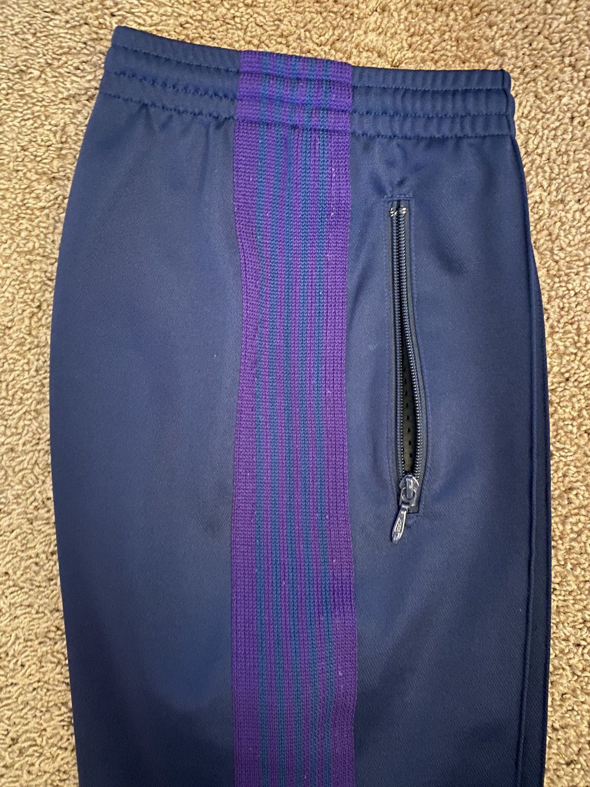 Needles Needles Navy/Purple Track Pants Size US 32 / EU 48 - 9 Thumbnail