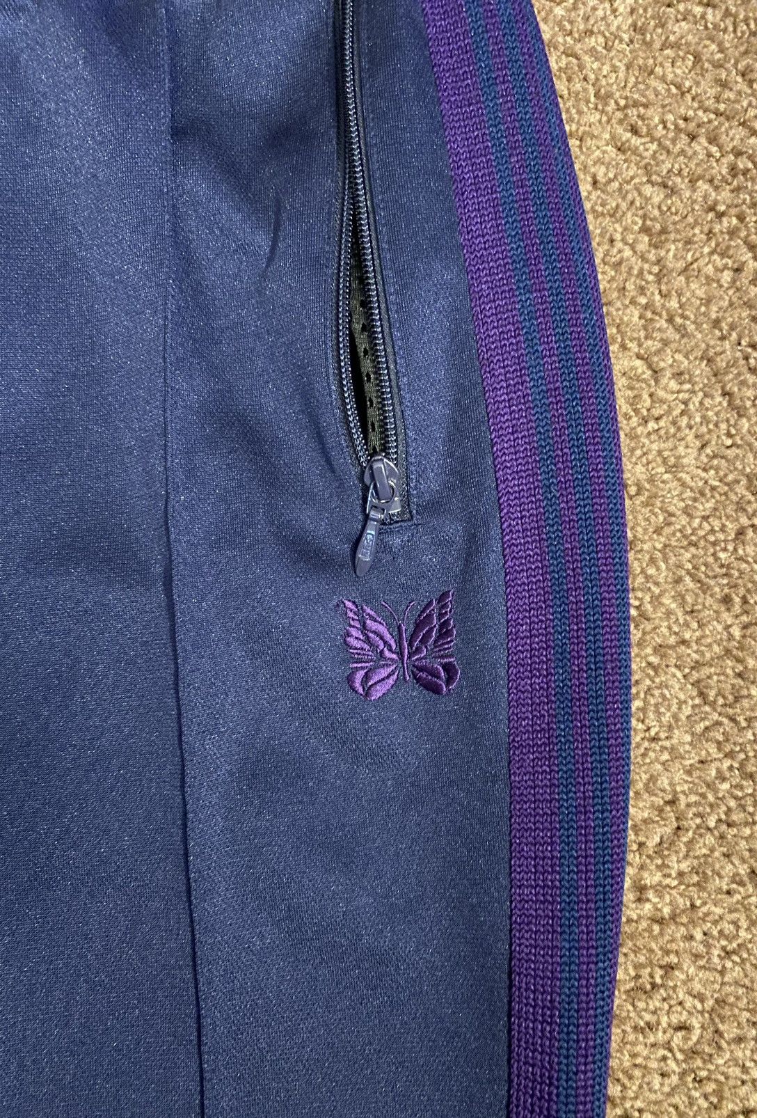Needles Needles Navy/Purple Track Pants Size US 32 / EU 48 - 3 Thumbnail