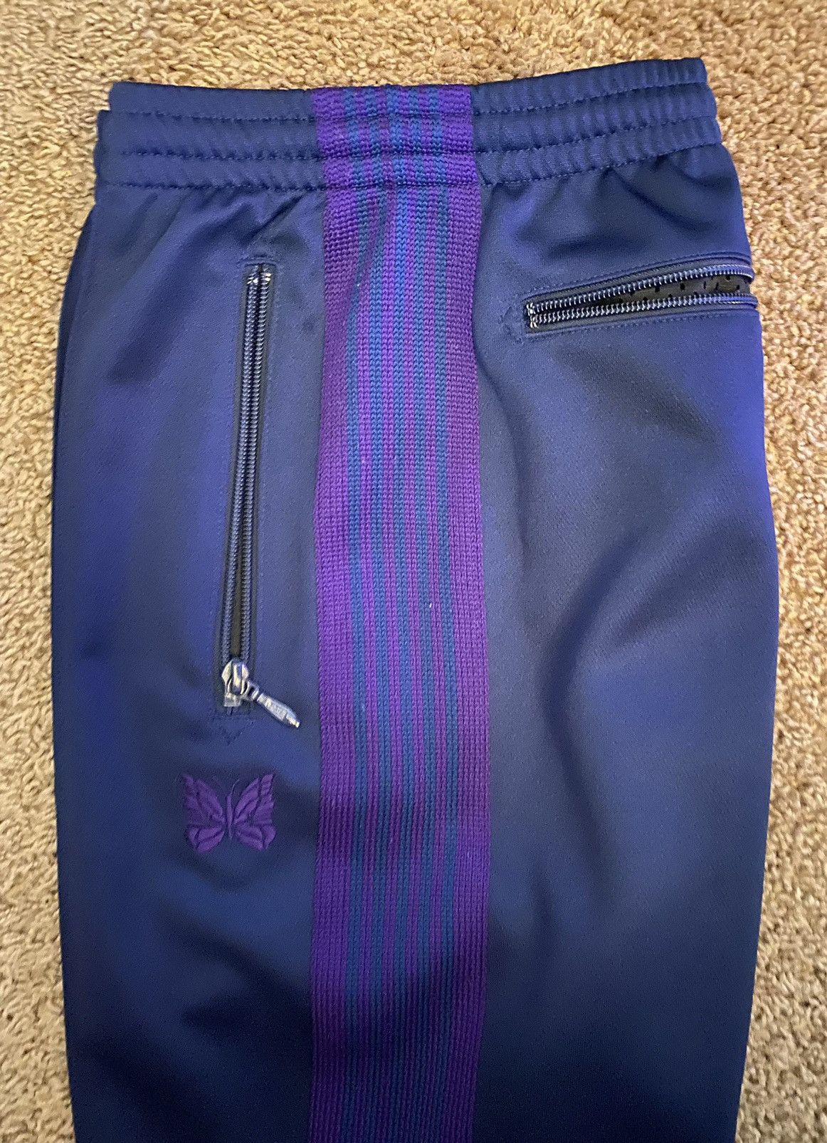 Needles Needles Navy/Purple Track Pants Size US 32 / EU 48 - 6 Thumbnail