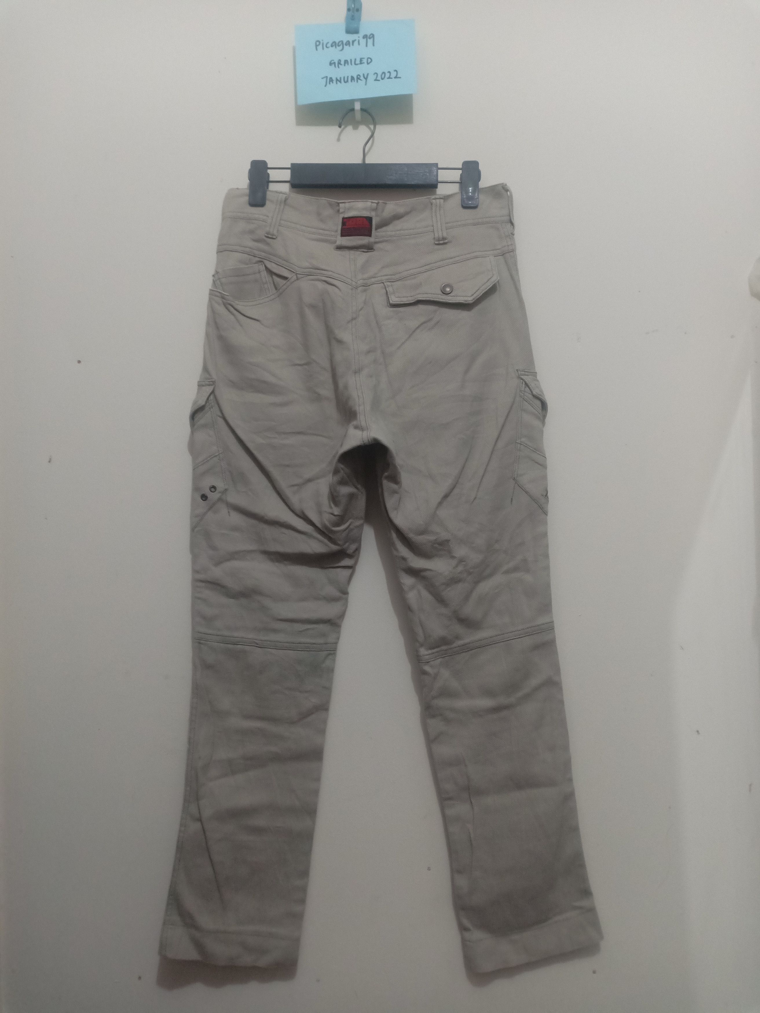 Japanese Brand Vtg Tora Bikers Cargo Multiple Pocket Pants Size US 29 - 11 Thumbnail