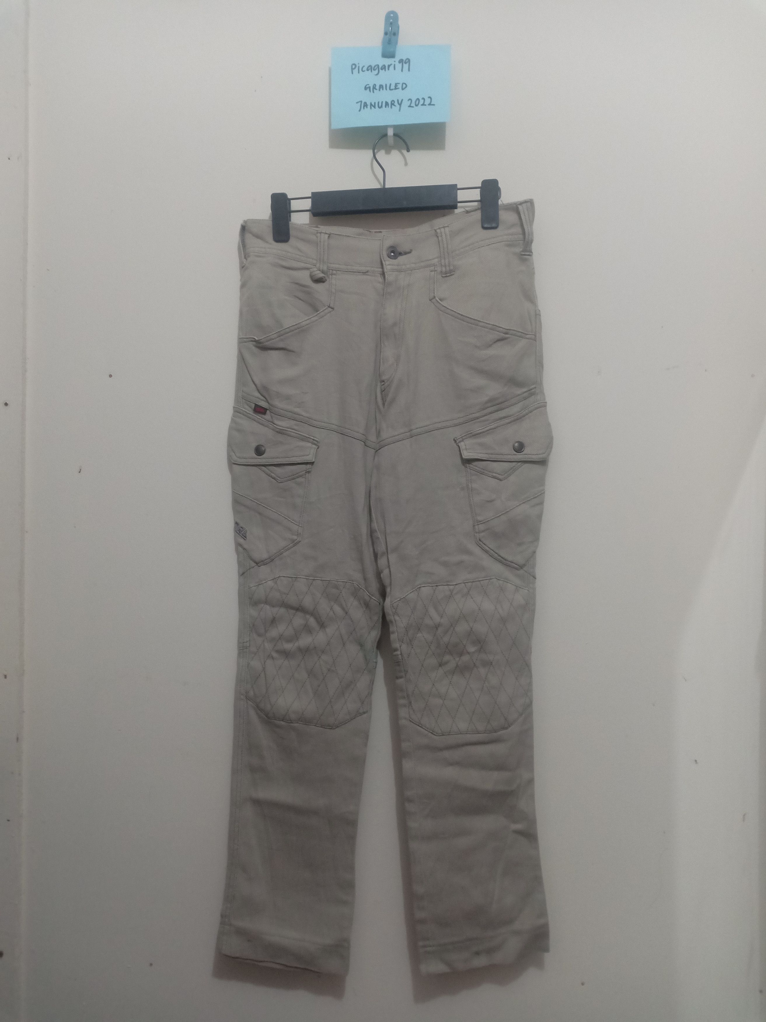 Japanese Brand Vtg Tora Bikers Cargo Multiple Pocket Pants Size US 29 - 1 Thumbnail