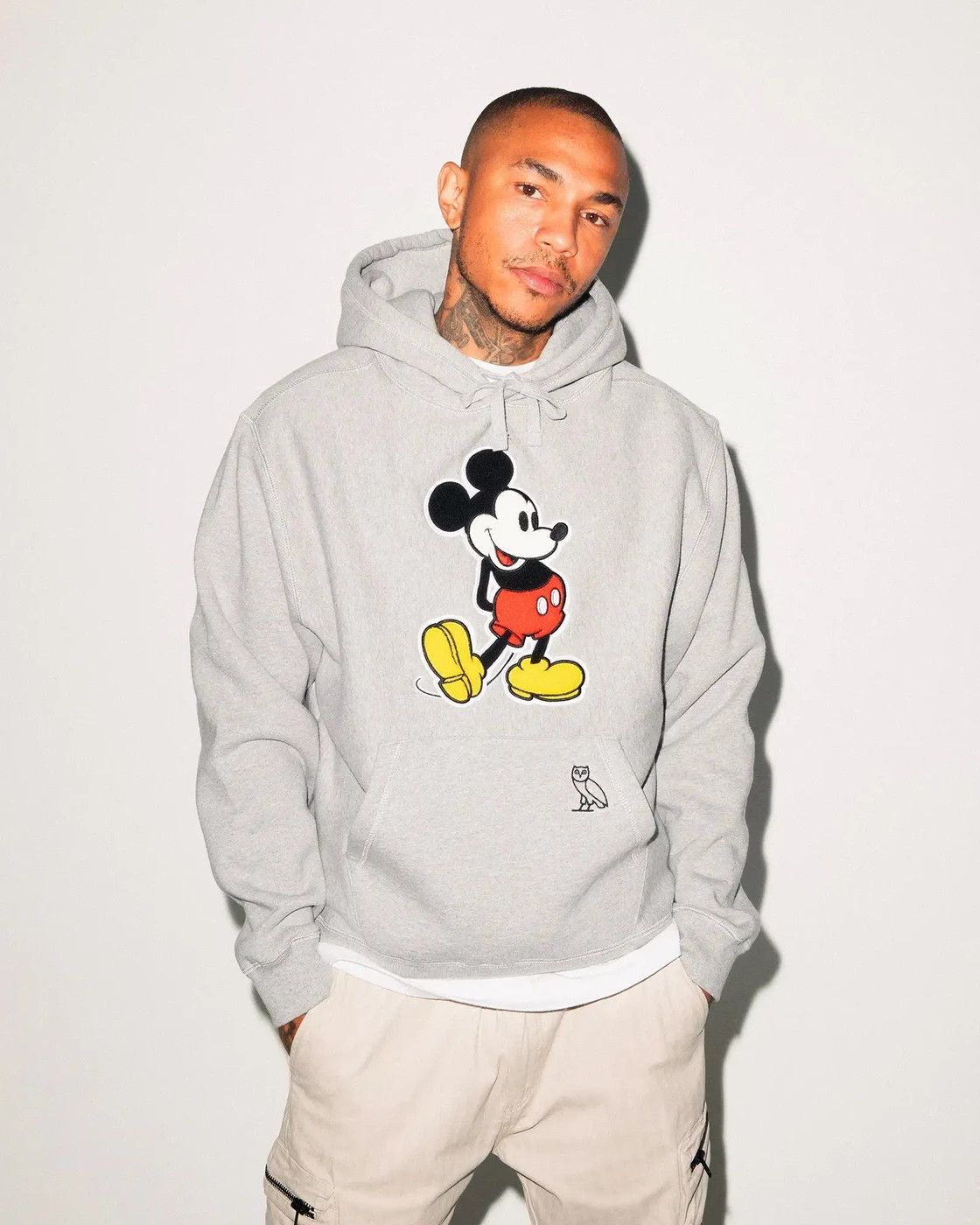 Disney DISNEY X OVO CLASSIC MICKEY HOODIE GREY Size US M / EU 48-50 / 2 - 1 Thumbnail