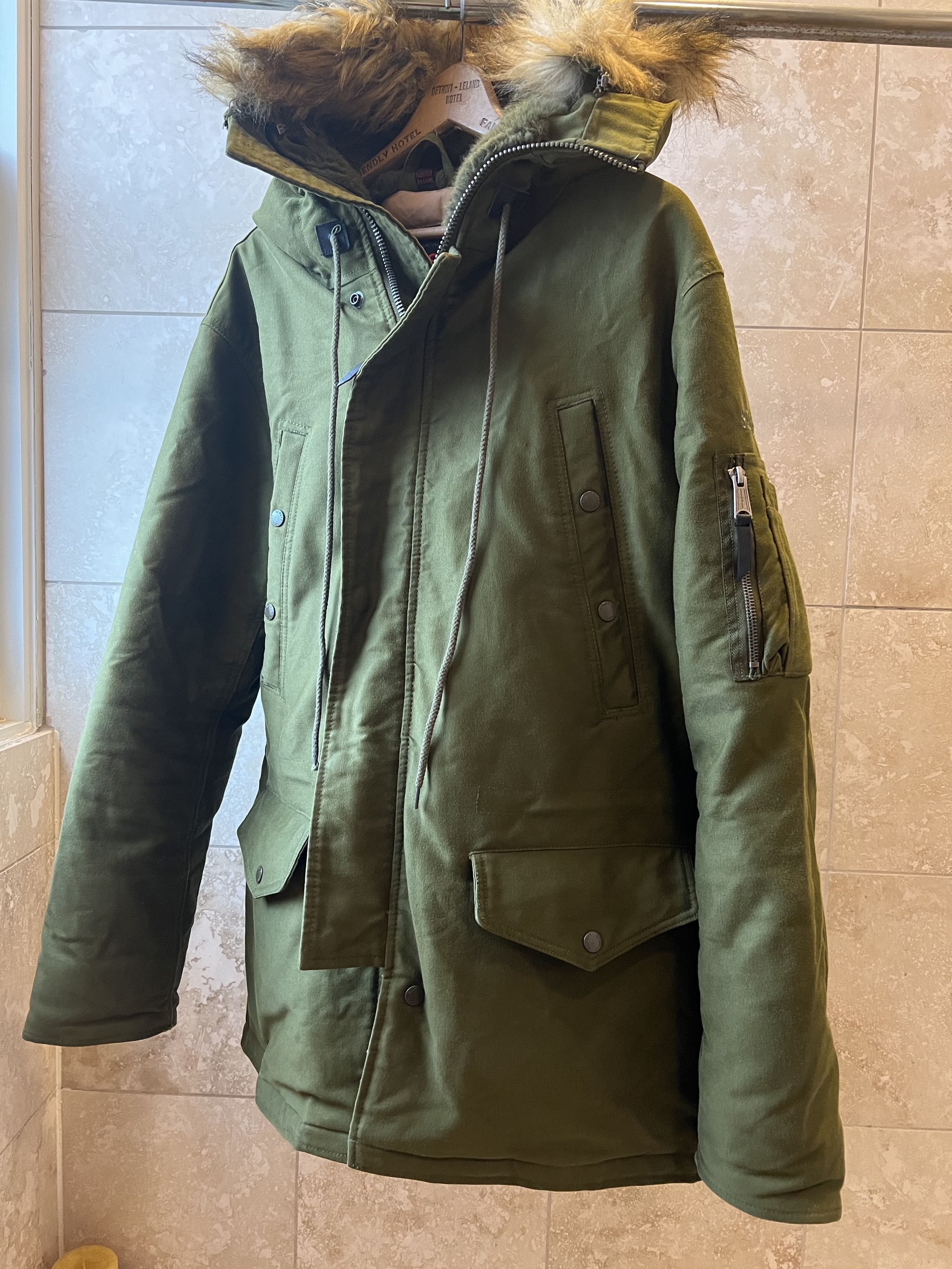 Schott bedford cord parka hotsell