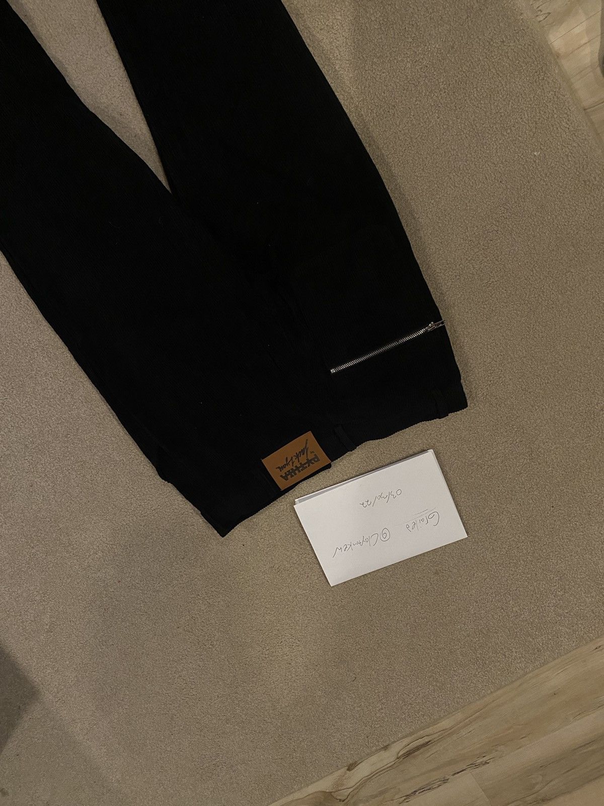 Japanese Brand Pythia Black Corduroy Pants Size US 32 / EU 48 - 4 Thumbnail