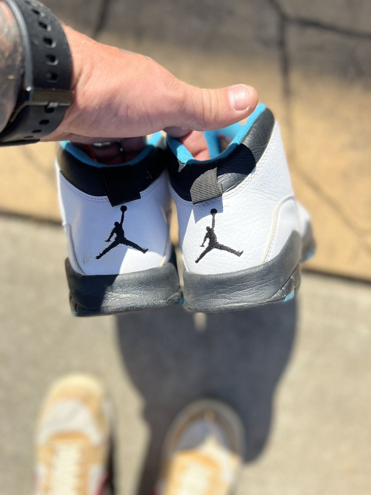 Jordan Brand Air Jordan 10 Retro 2014 Powder Blue 2014 Size US 9.5 / EU 42-43 - 8 Thumbnail