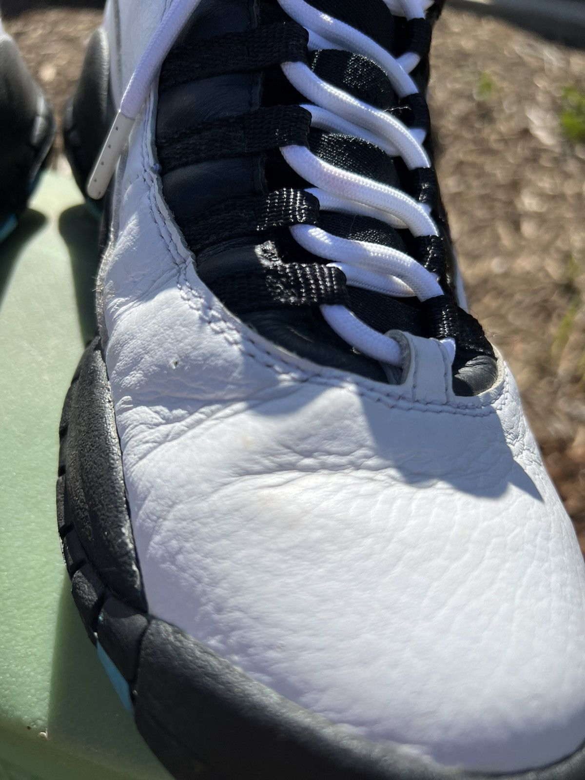 Jordan Brand Air Jordan 10 Retro 2014 Powder Blue 2014 Size US 9.5 / EU 42-43 - 16 Thumbnail