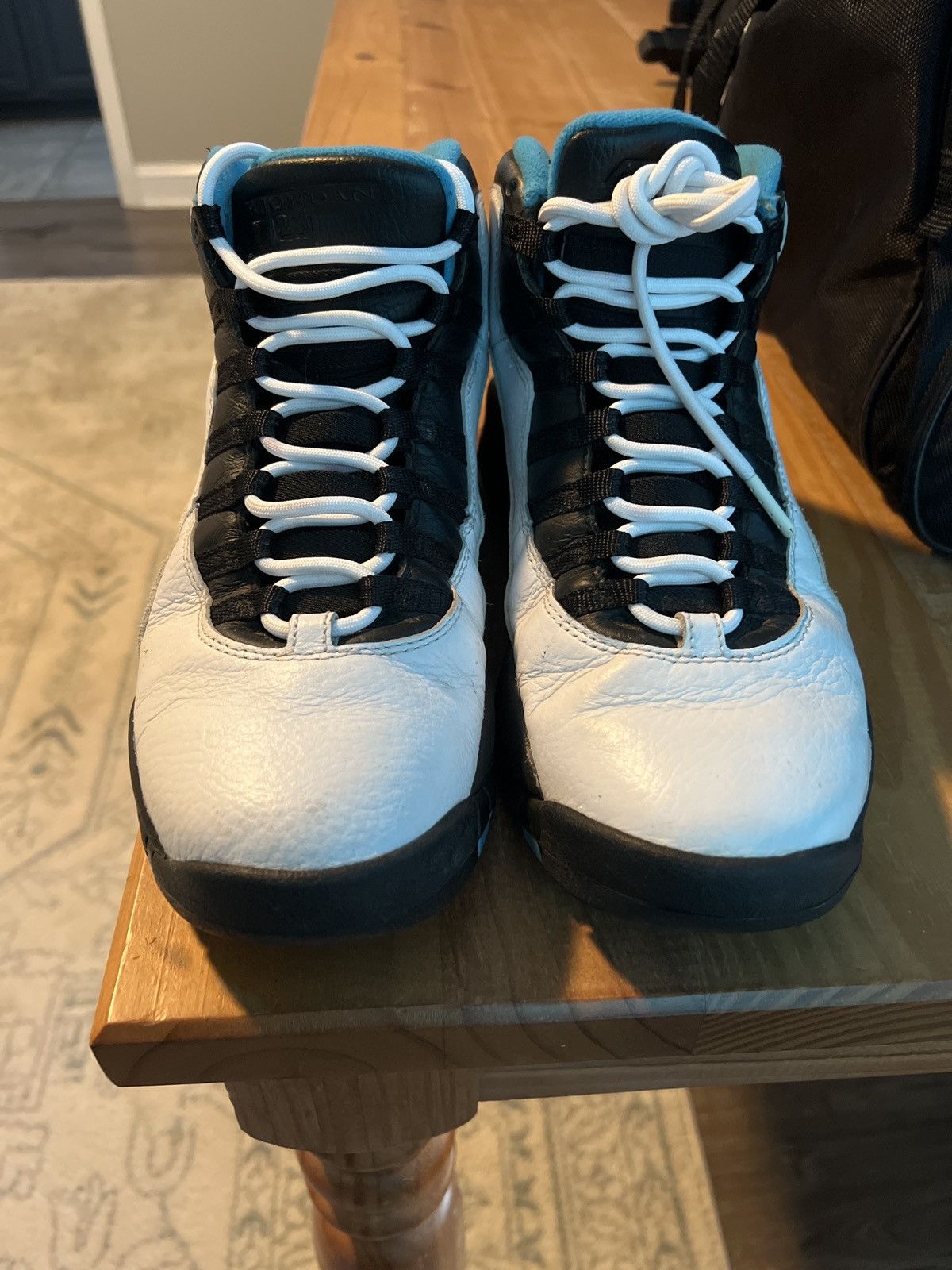 Jordan Brand Air Jordan 10 Retro 2014 Powder Blue 2014 Size US 9.5 / EU 42-43 - 2 Thumbnail