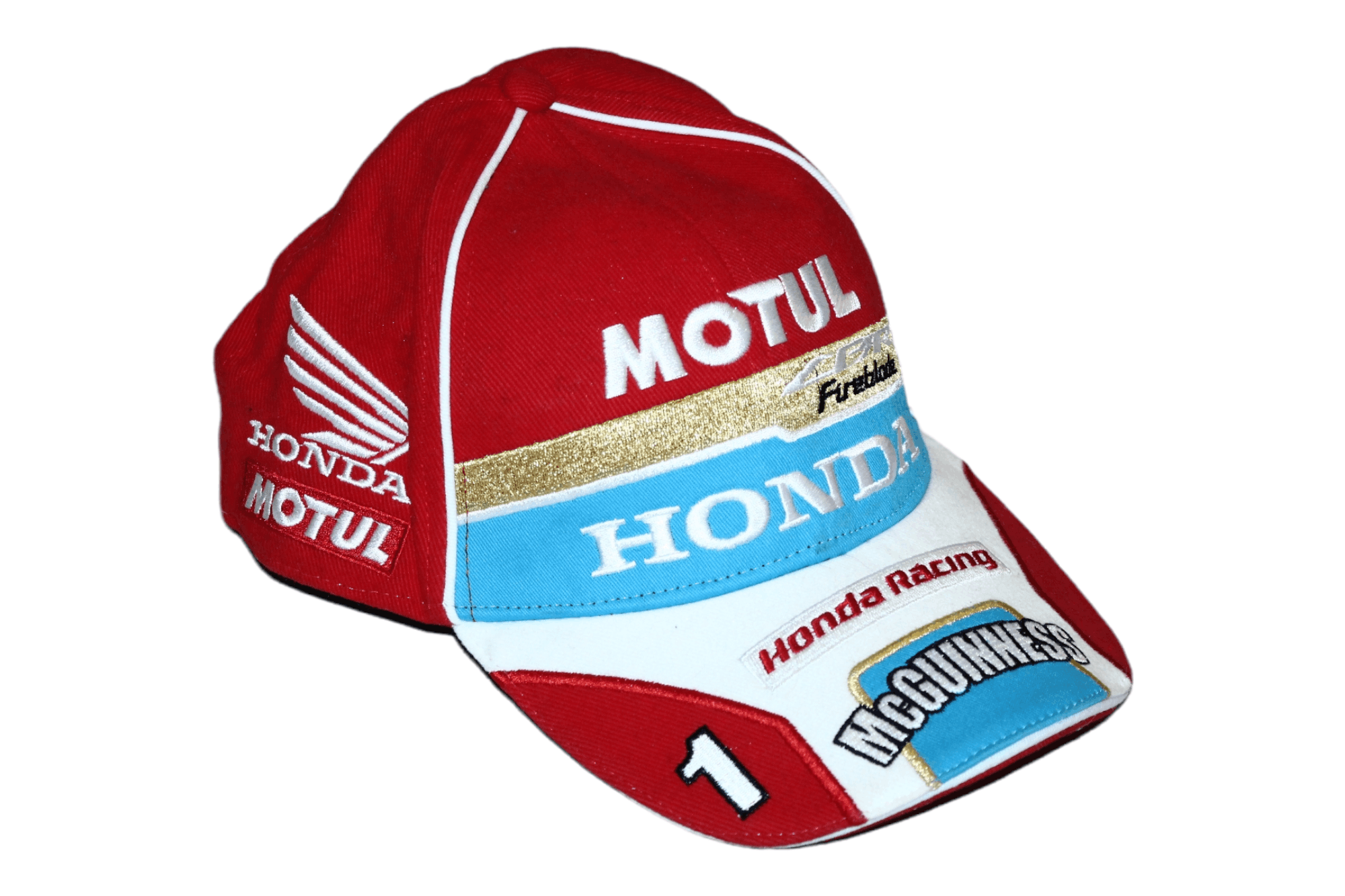 Honda RARE💥 Honda Racing Team #1 McGuinness Cap Size ONE SIZE - 1 Thumbnail