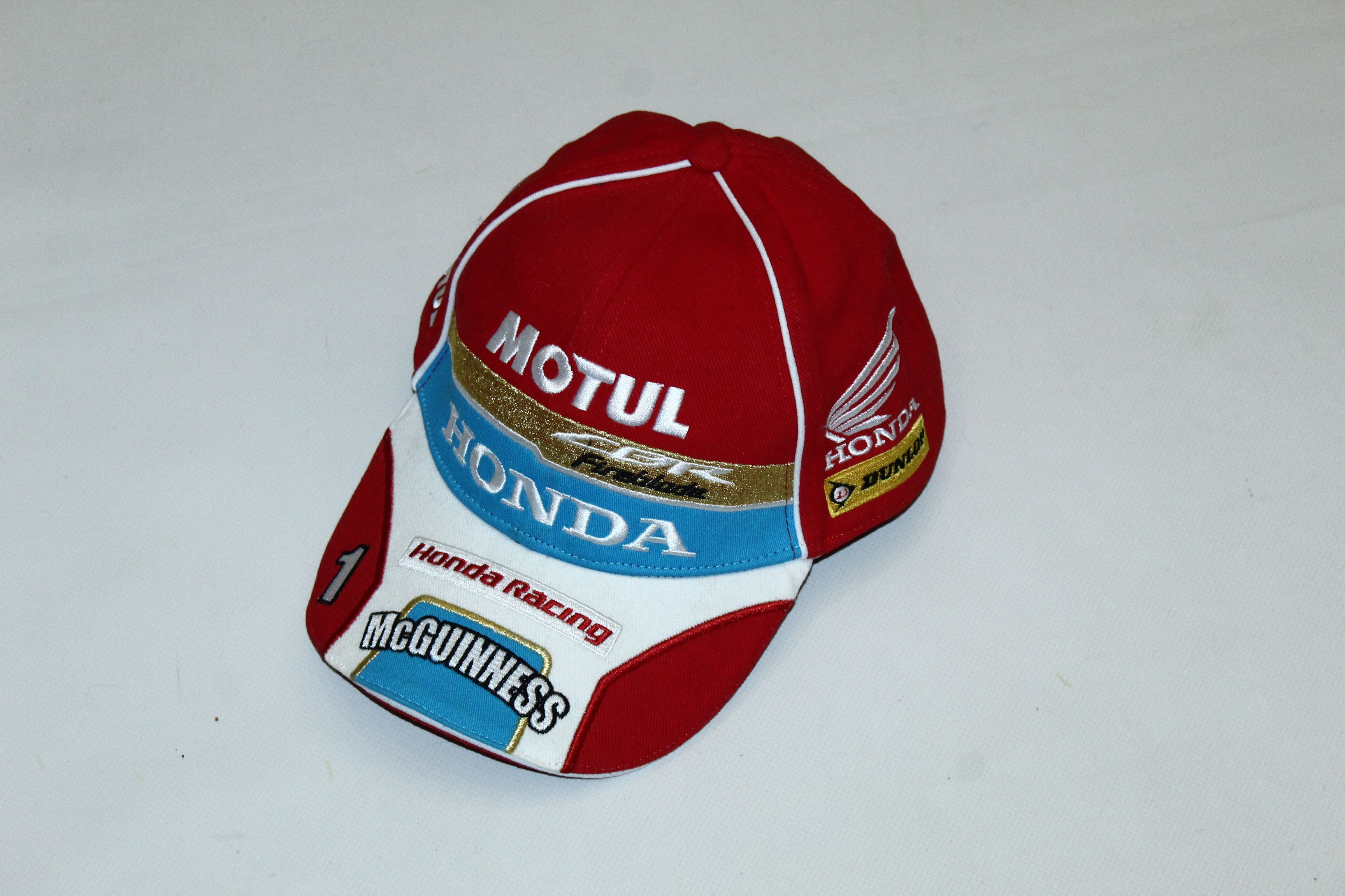 Honda RARE💥 Honda Racing Team #1 McGuinness Cap Size ONE SIZE - 3 Thumbnail