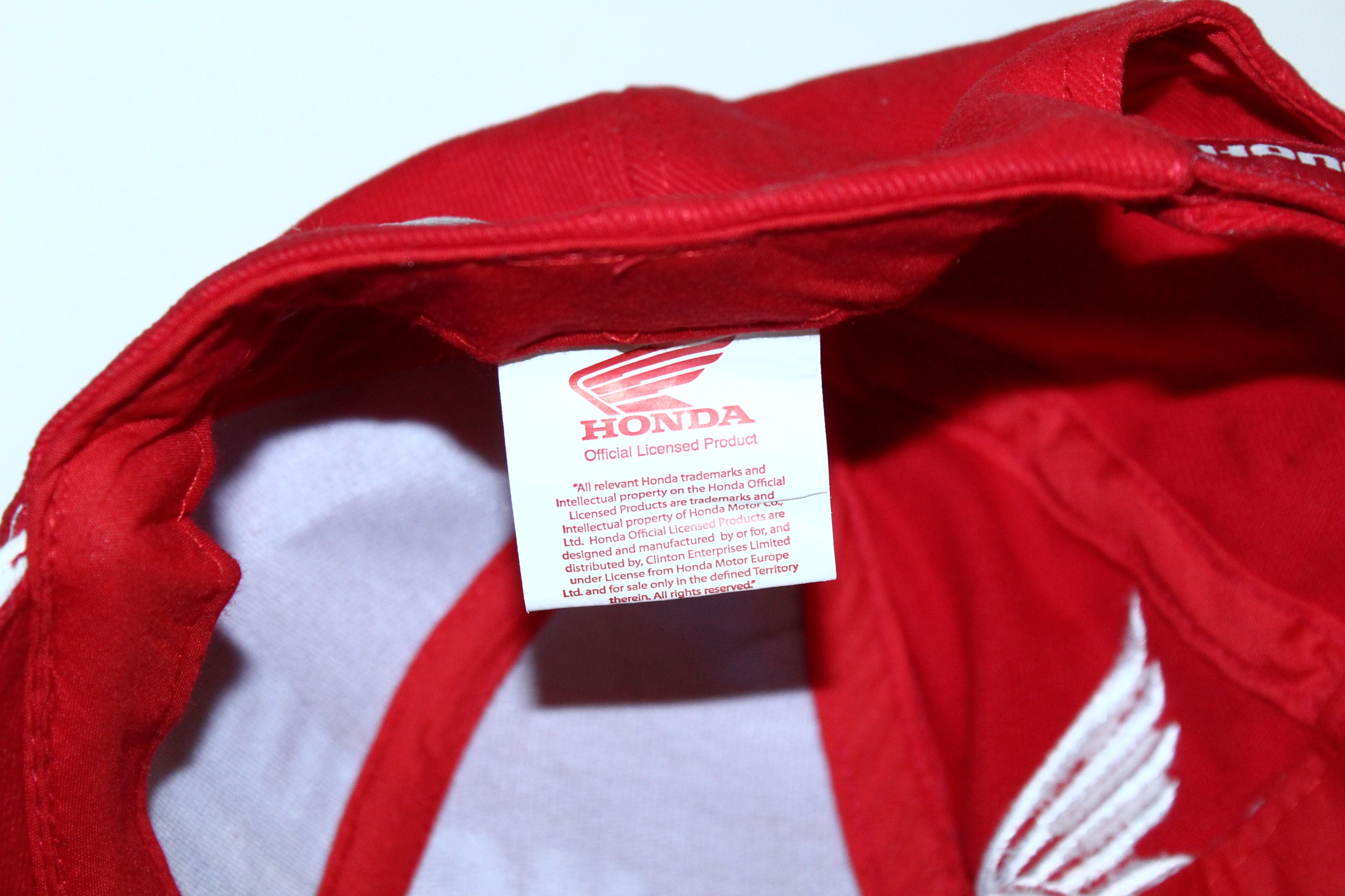 Honda RARE💥 Honda Racing Team #1 McGuinness Cap Size ONE SIZE - 7 Thumbnail