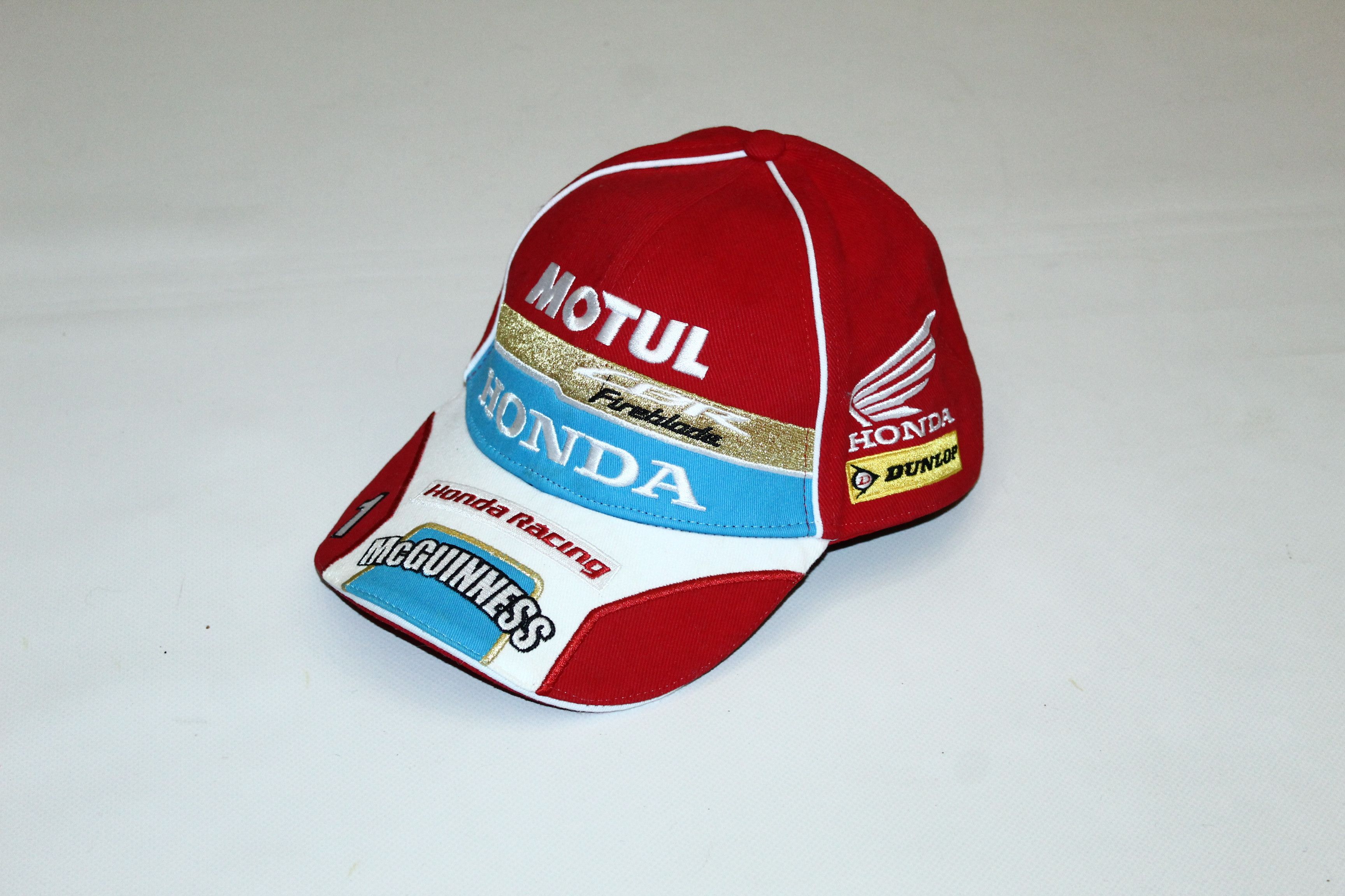 Honda RARE💥 Honda Racing Team #1 McGuinness Cap Size ONE SIZE - 2 Thumbnail
