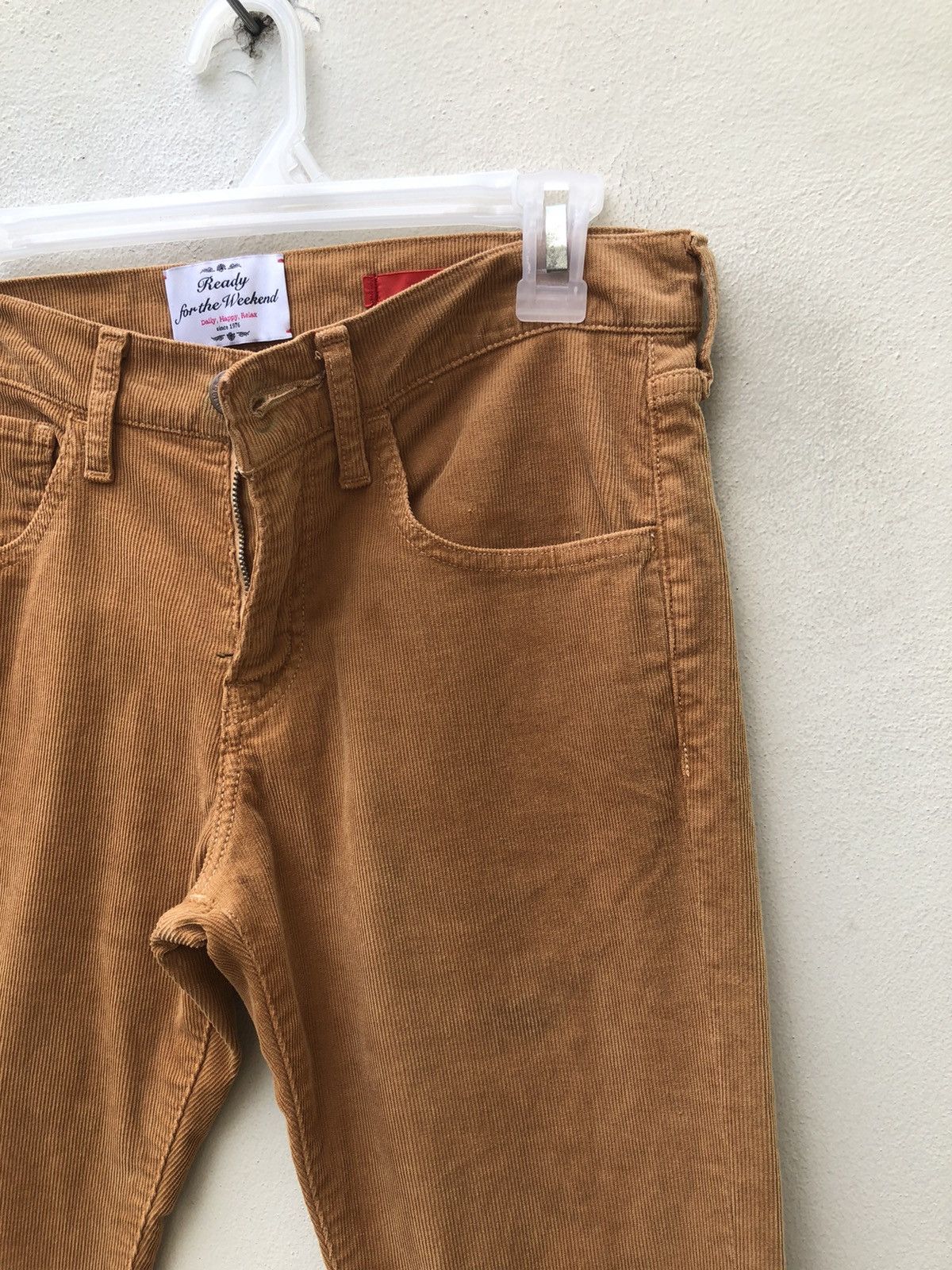 Vintage Red Card Japan Skinny Corduroy Jeans Size US 30 / EU 46 - 9 Thumbnail