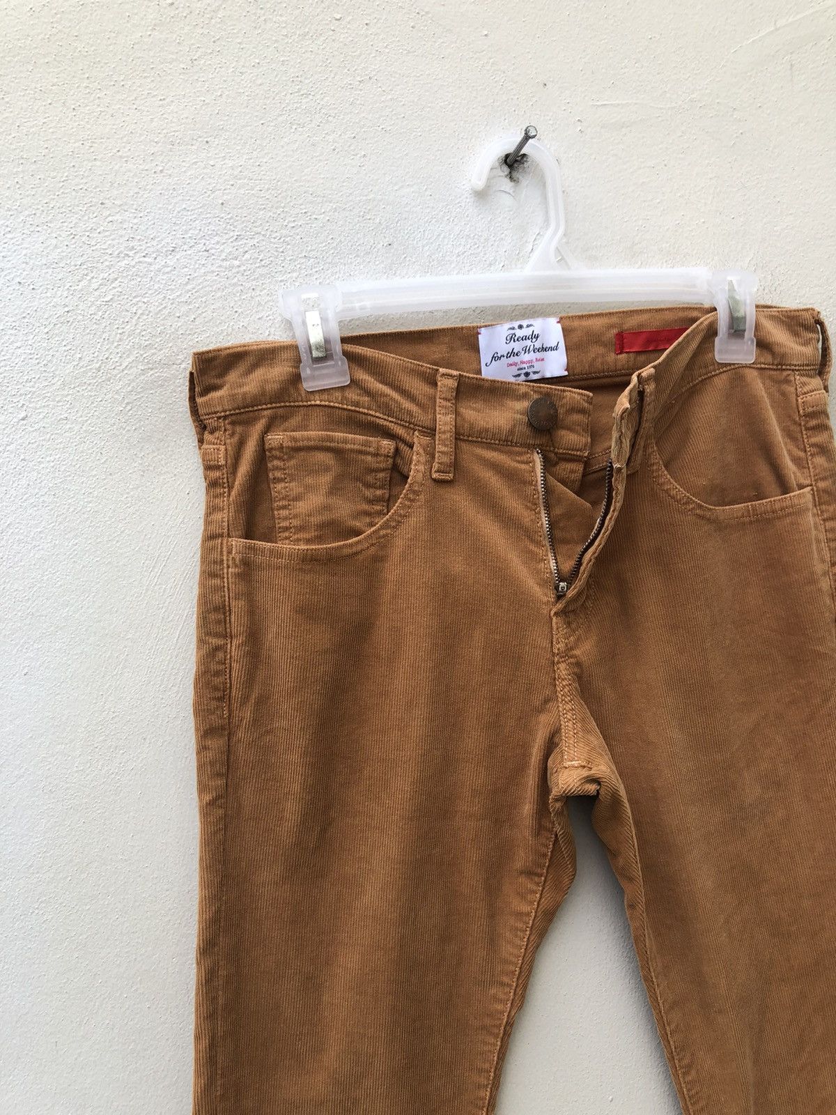 Vintage Red Card Japan Skinny Corduroy Jeans Size US 30 / EU 46 - 6 Thumbnail
