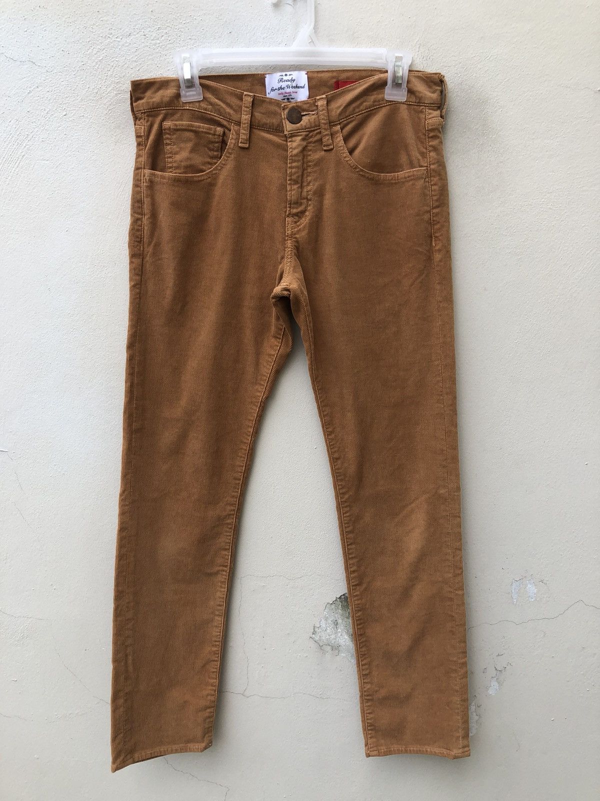 Vintage Red Card Japan Skinny Corduroy Jeans Size US 30 / EU 46 - 3 Thumbnail