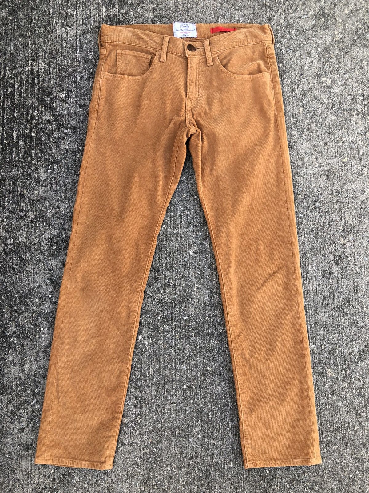 Vintage Red Card Japan Skinny Corduroy Jeans Size US 30 / EU 46 - 1 Thumbnail