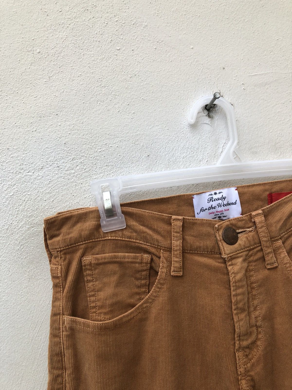 Vintage Red Card Japan Skinny Corduroy Jeans Size US 30 / EU 46 - 4 Thumbnail