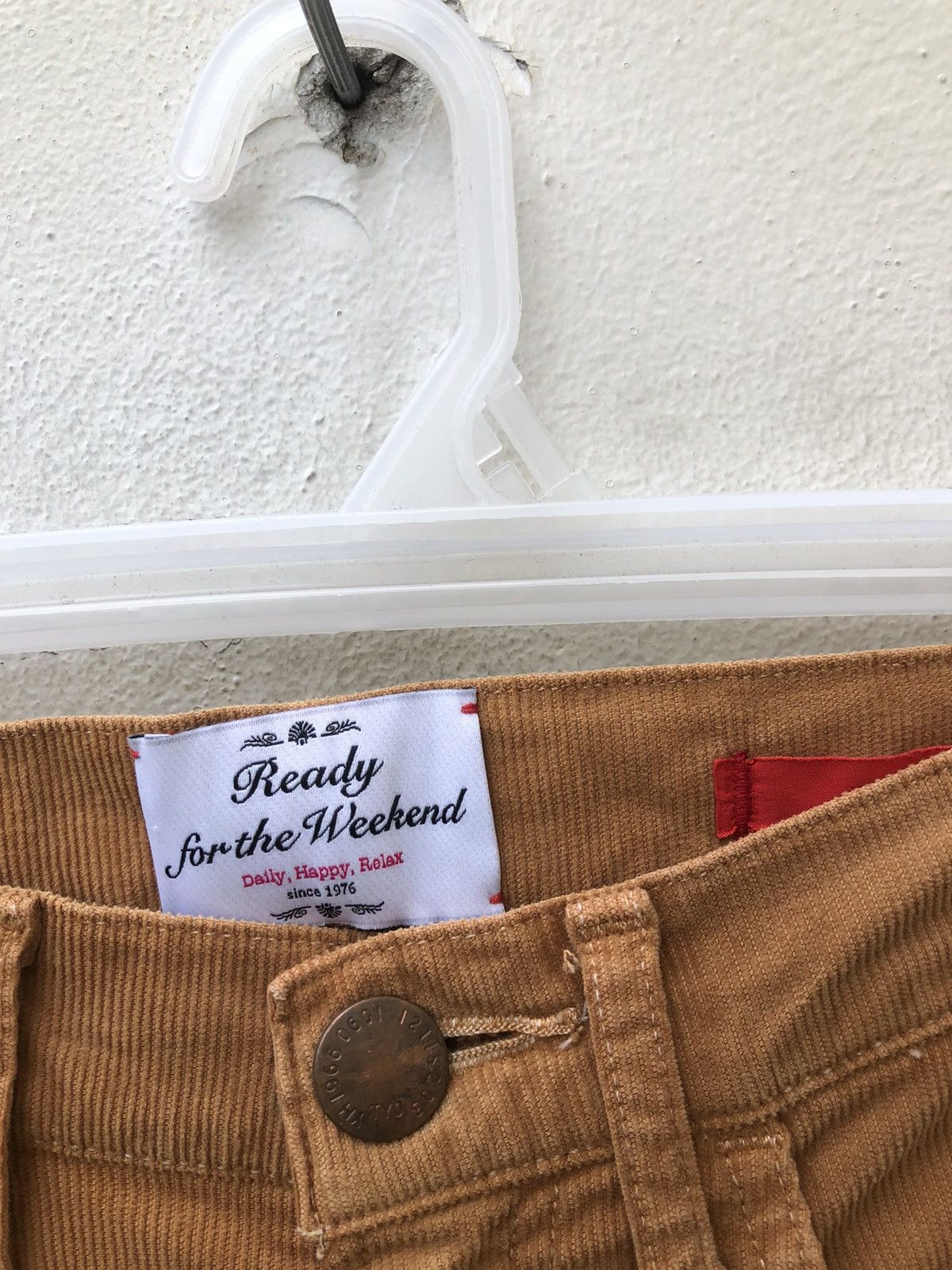 Vintage Red Card Japan Skinny Corduroy Jeans Size US 30 / EU 46 - 5 Thumbnail