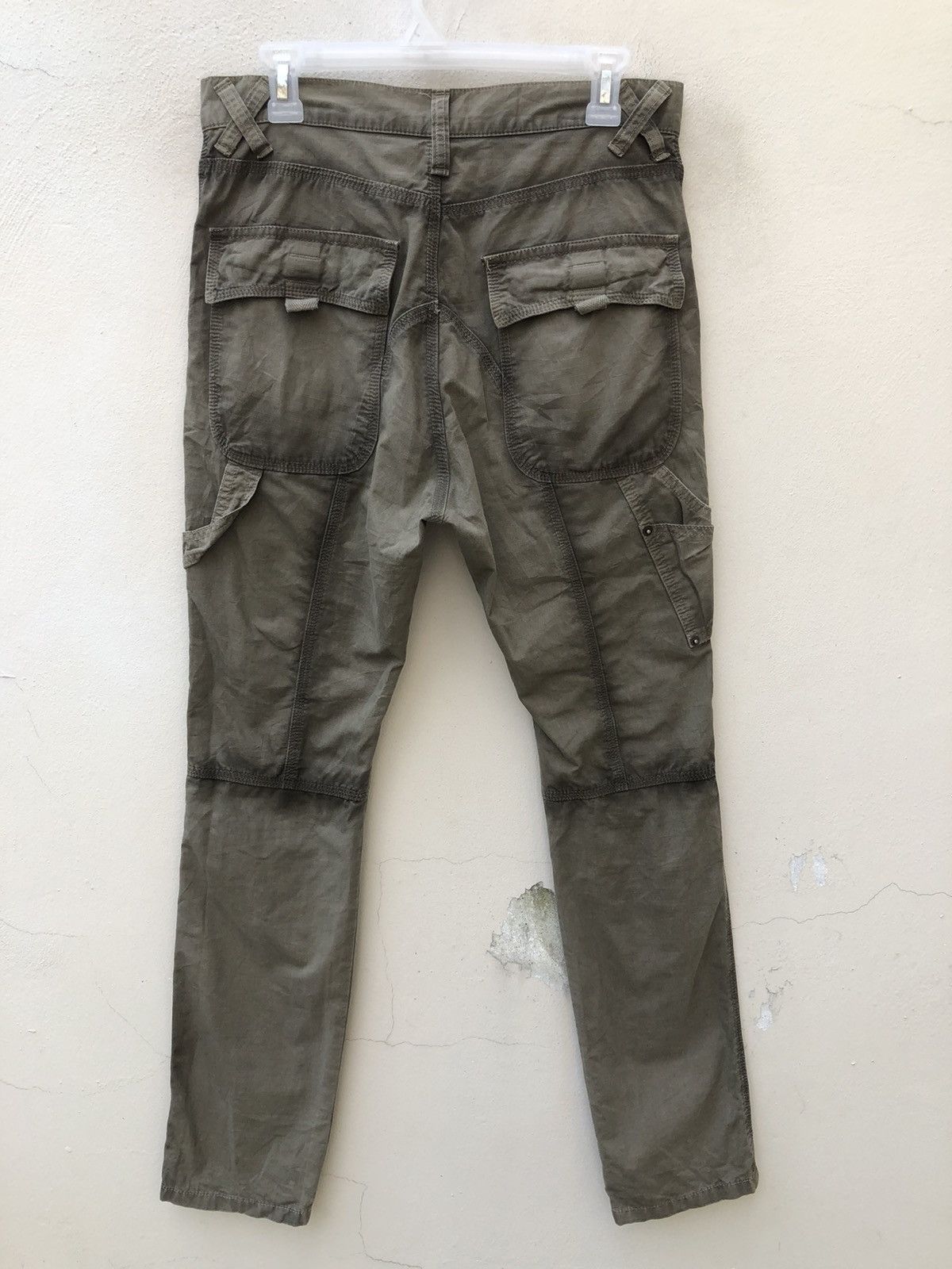 Vintage Vintage PPFM Japan Shadow Line Ripstop Slim Fatigue Trouser Size US 30 / EU 46 - 14 Thumbnail