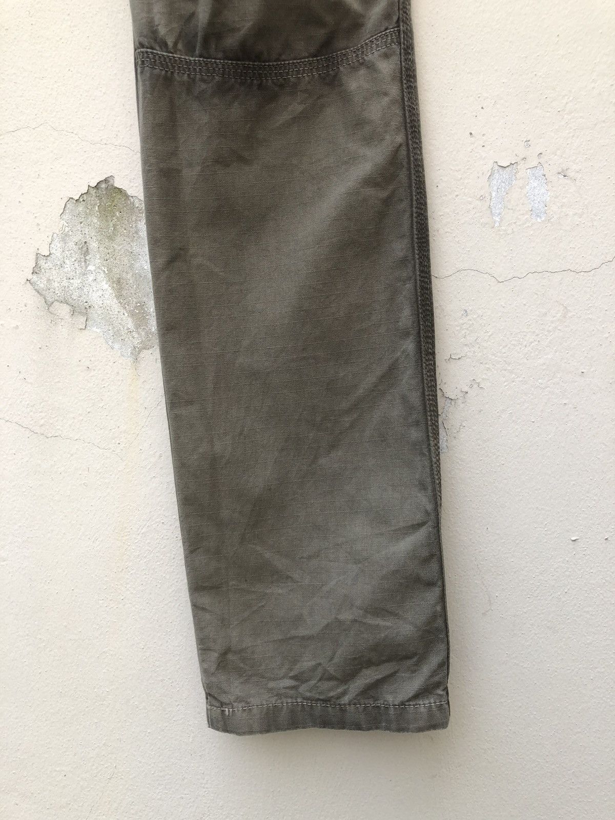 Vintage Vintage PPFM Japan Shadow Line Ripstop Slim Fatigue Trouser Size US 30 / EU 46 - 13 Thumbnail