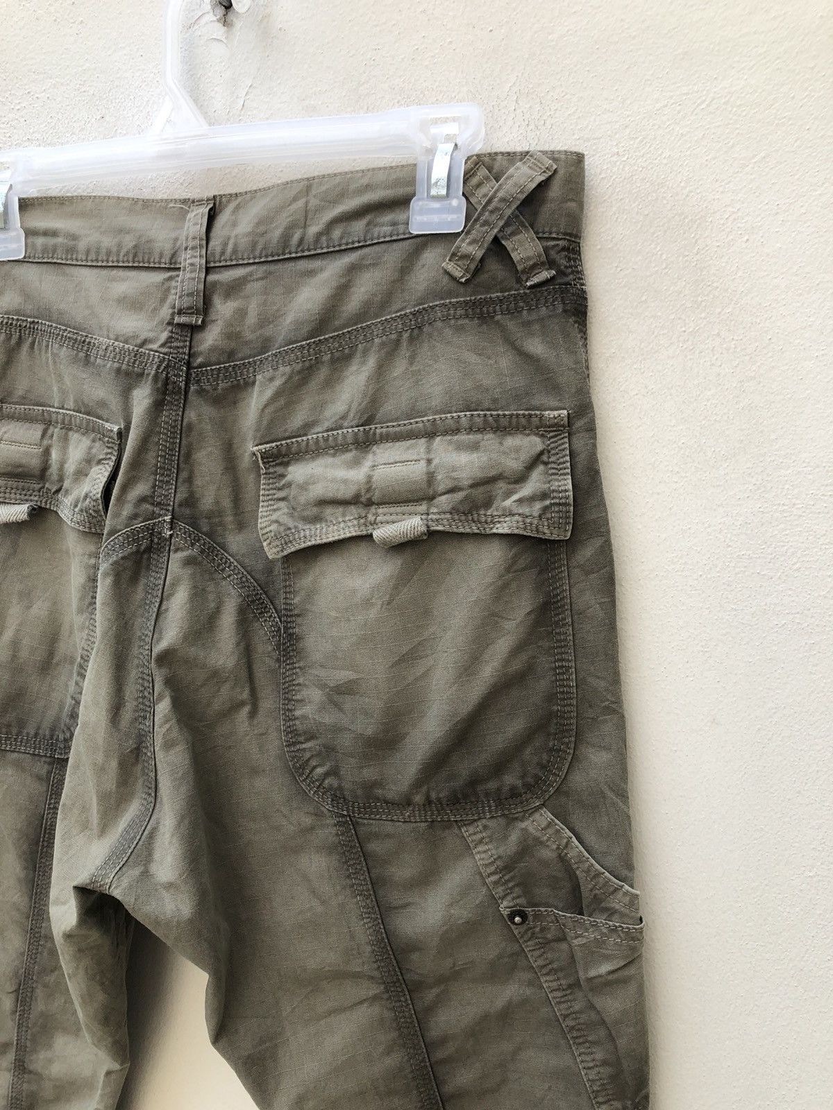 Vintage Vintage PPFM Japan Shadow Line Ripstop Slim Fatigue Trouser Size US 30 / EU 46 - 17 Thumbnail