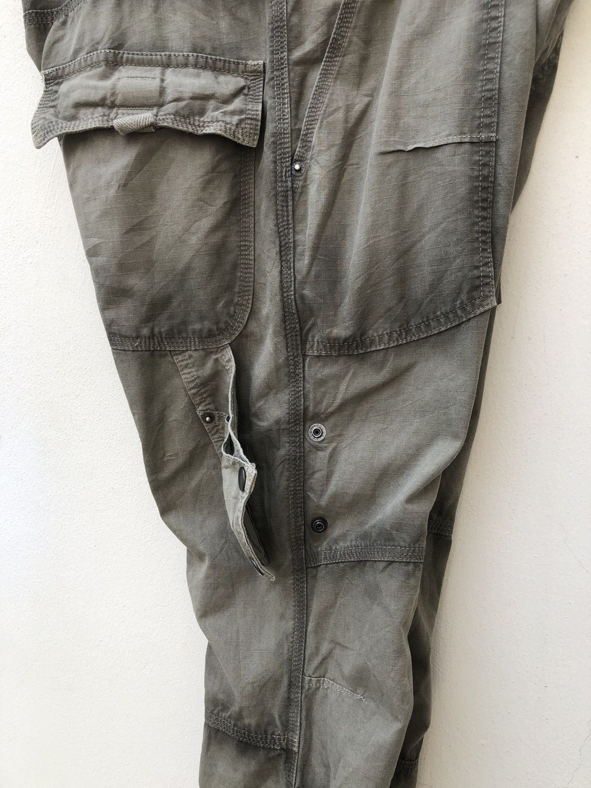 Vintage Vintage PPFM Japan Shadow Line Ripstop Slim Fatigue Trouser Size US 30 / EU 46 - 21 Thumbnail