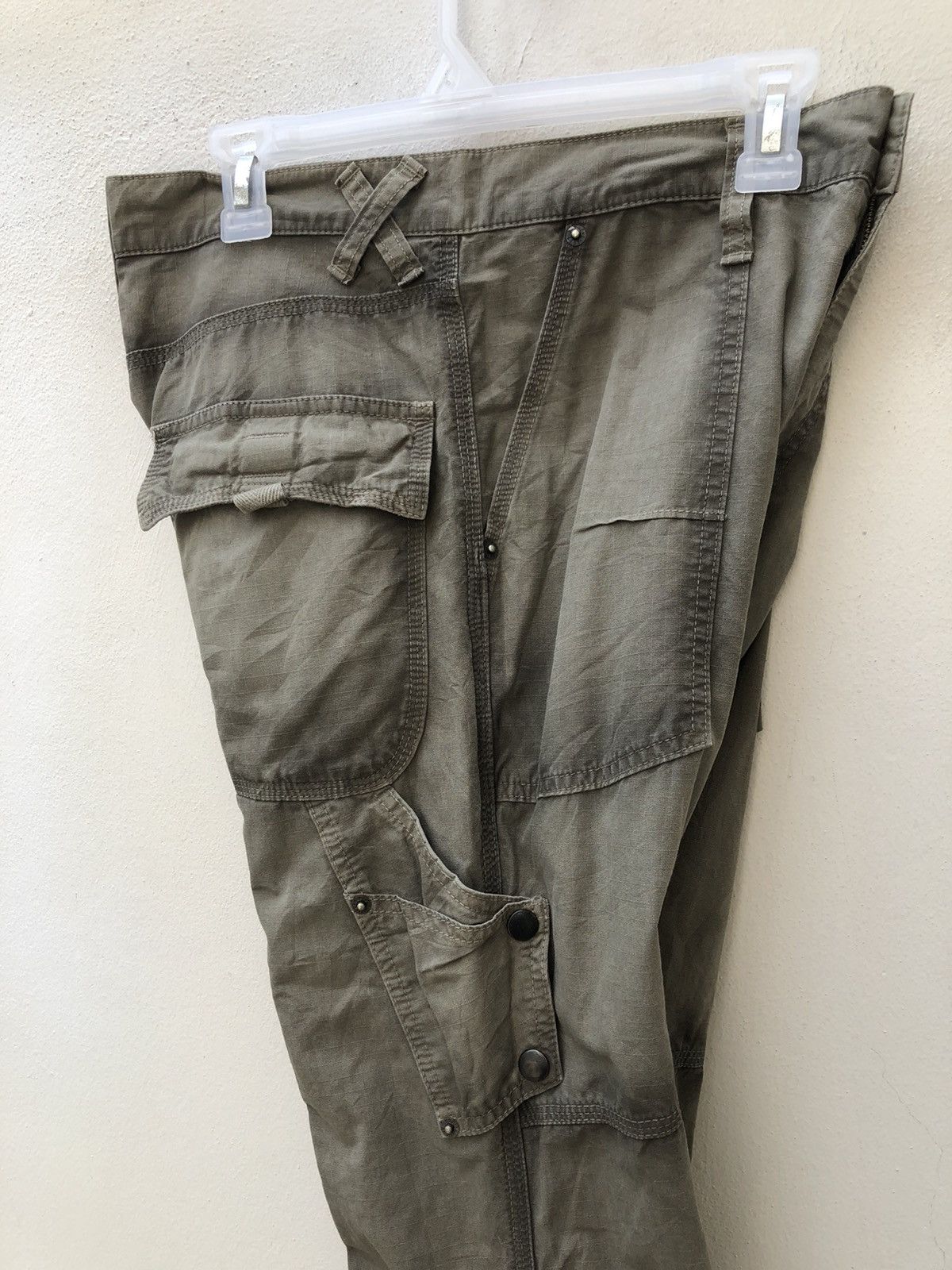 Vintage Vintage PPFM Japan Shadow Line Ripstop Slim Fatigue Trouser Size US 30 / EU 46 - 20 Thumbnail