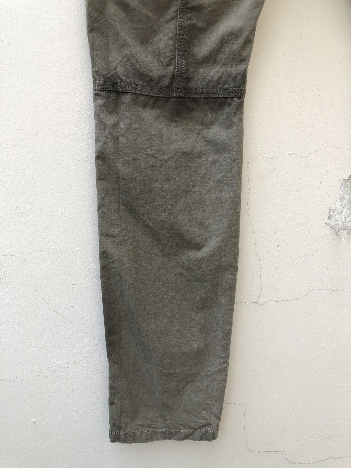 Vintage Vintage PPFM Japan Shadow Line Ripstop Slim Fatigue Trouser Size US 30 / EU 46 - 16 Thumbnail