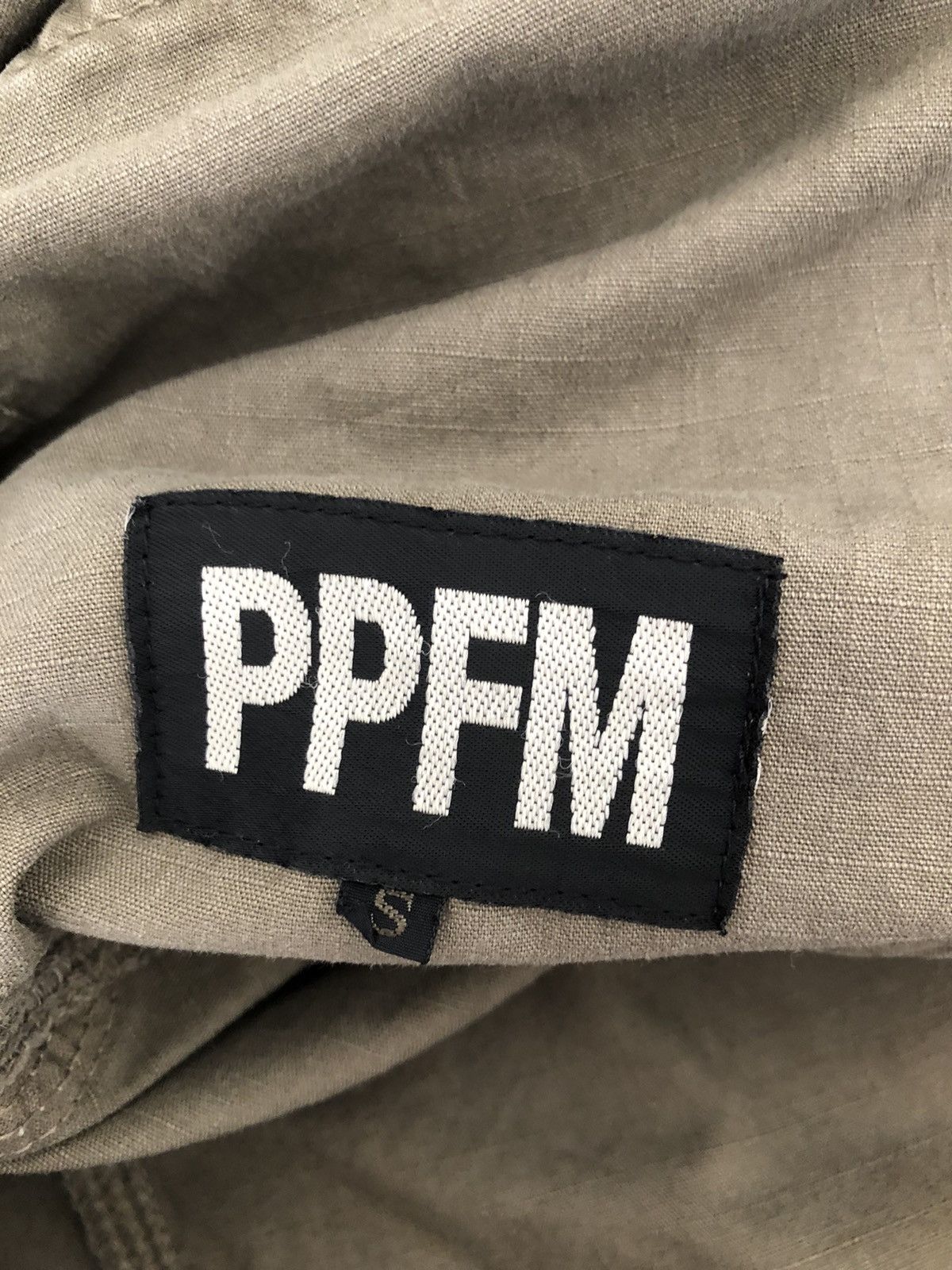 Vintage Vintage PPFM Japan Shadow Line Ripstop Slim Fatigue Trouser Size US 30 / EU 46 - 23 Thumbnail
