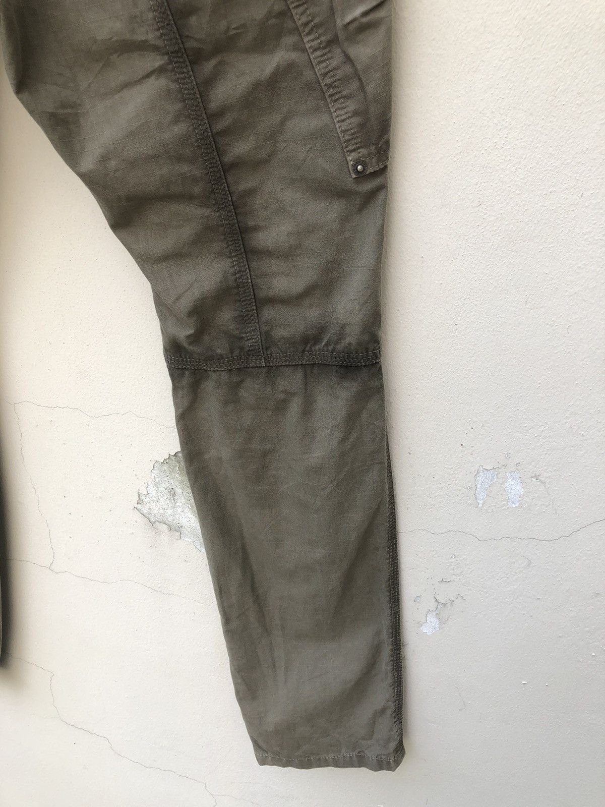Vintage Vintage PPFM Japan Shadow Line Ripstop Slim Fatigue Trouser Size US 30 / EU 46 - 18 Thumbnail