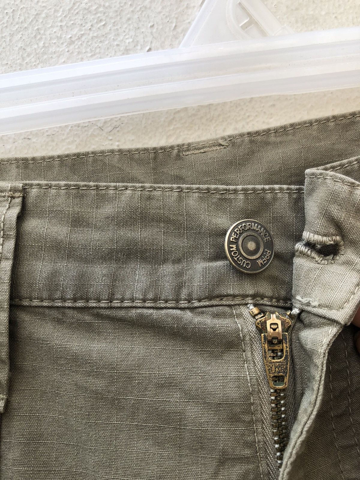 Vintage Vintage PPFM Japan Shadow Line Ripstop Slim Fatigue Trouser Size US 30 / EU 46 - 7 Thumbnail