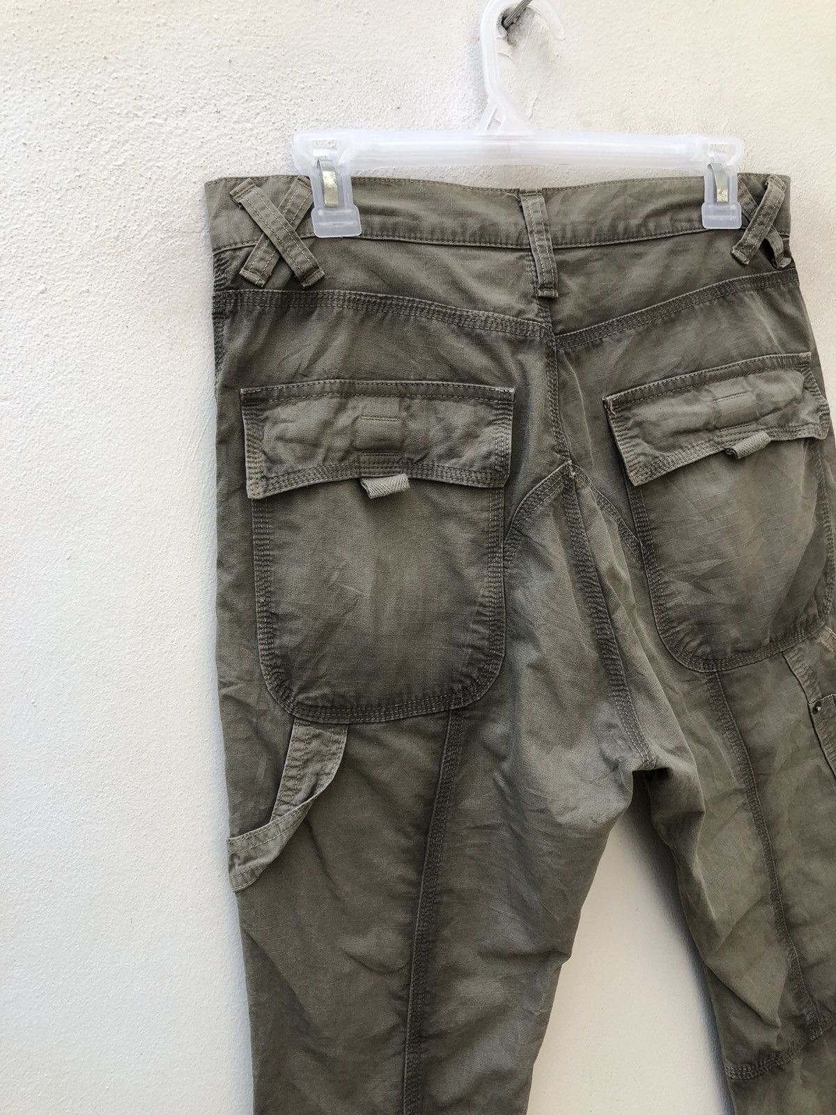 Vintage Vintage PPFM Japan Shadow Line Ripstop Slim Fatigue Trouser Size US 30 / EU 46 - 15 Thumbnail