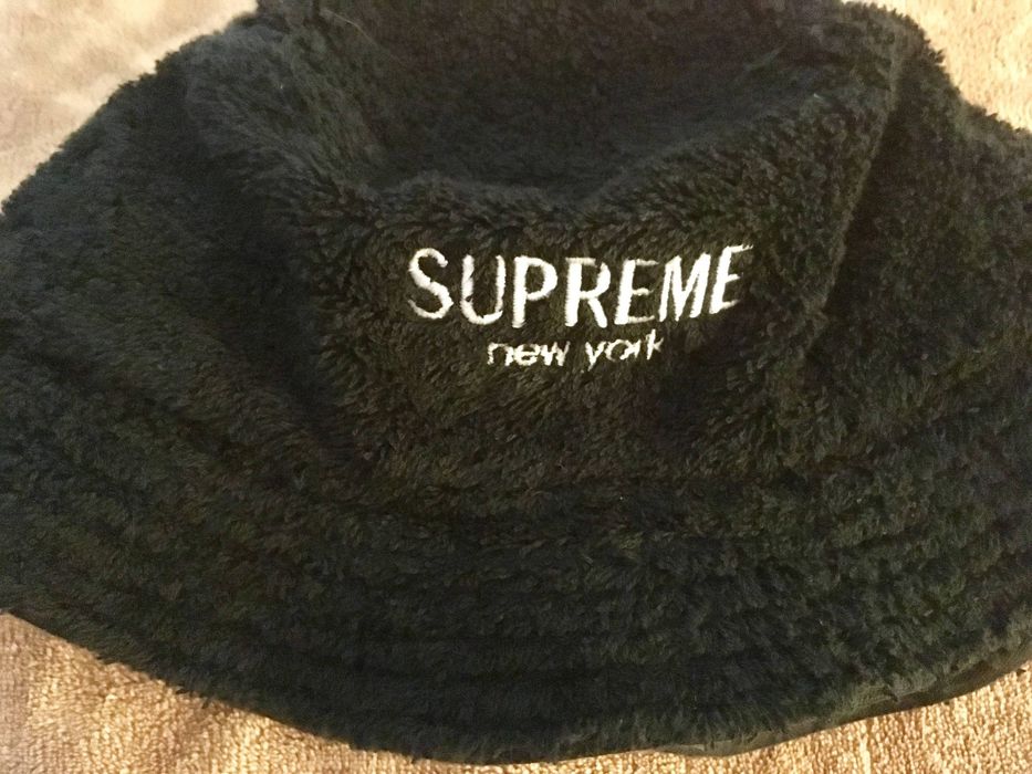 Supreme Supreme Terry Crusher Bucket Hat (Black) | Grailed