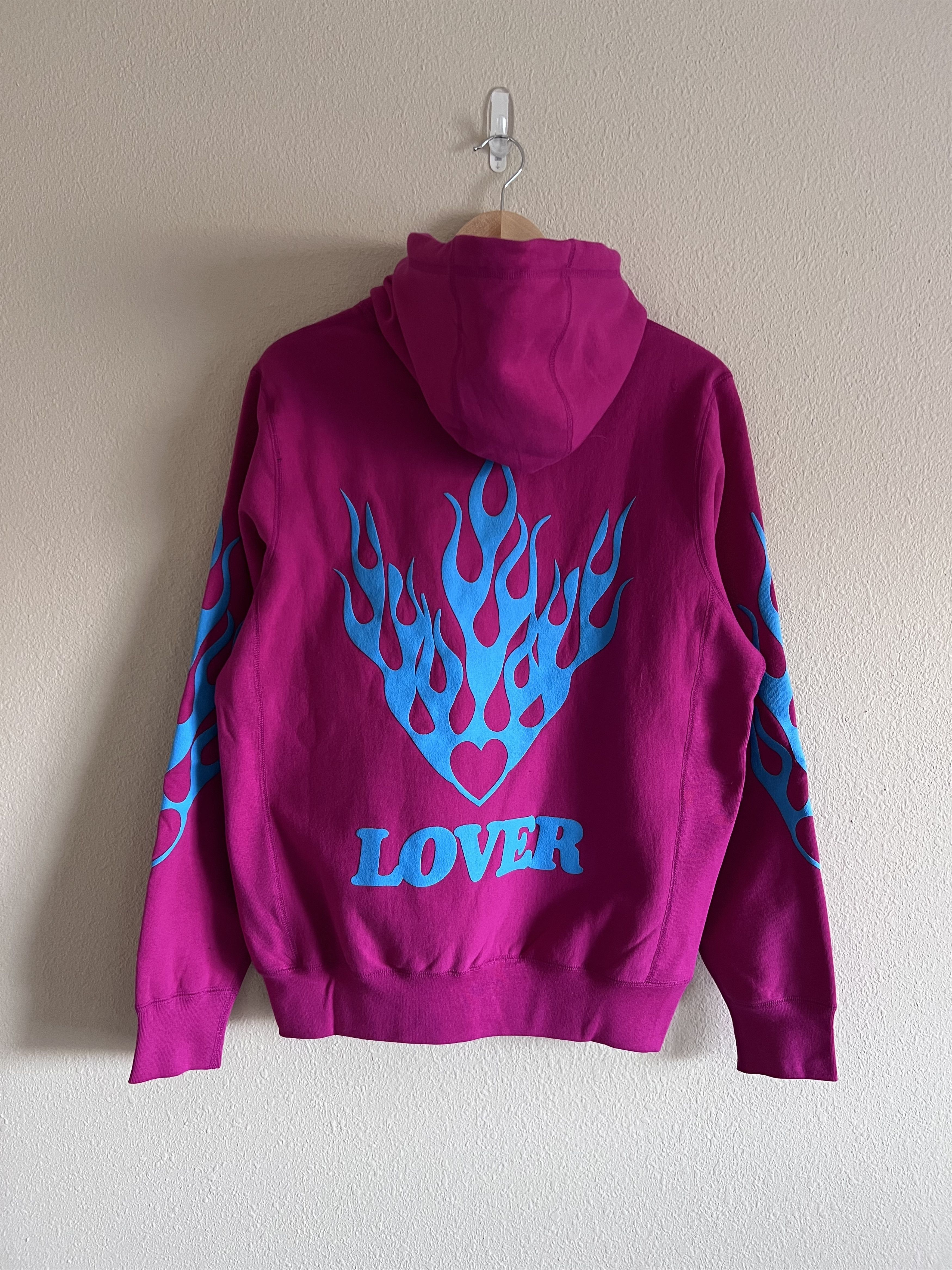 BIANCA CHANDON Bianca Chandon Lover Flame Hearts Hoodie Fuchsia Size US M / EU 48-50 / 2 - 3 Thumbnail