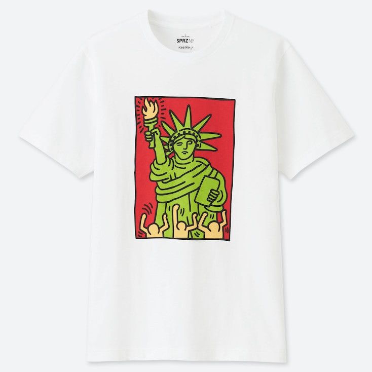 Keith Haring S Uniqlo Keith Haring White T-Shirt SPRZ-NY MOMA ASSC Tee Size US S / EU 44-46 / 1 - 1 Thumbnail