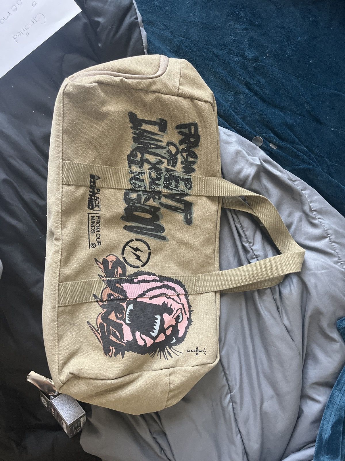 travis scott×fragment Icons Duffle Olive Buy Cactus Jack by Travis