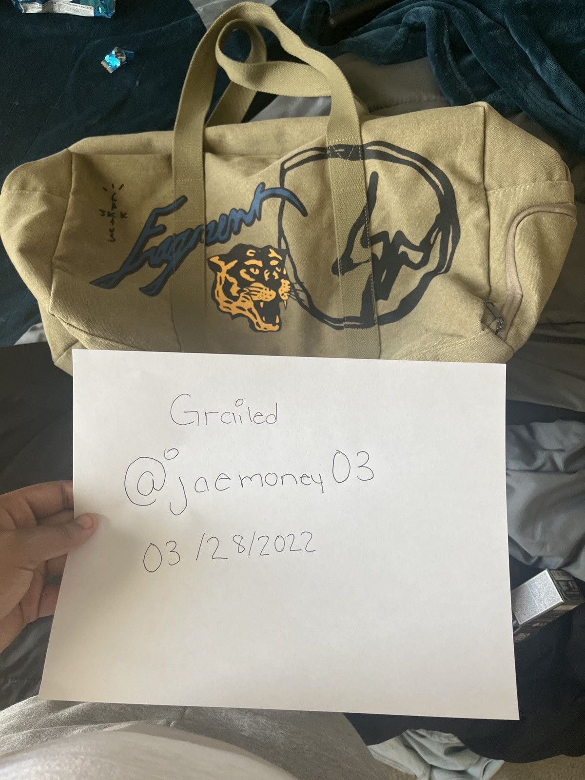 Travis Scott Cactus Jack Travel Duffel Bag