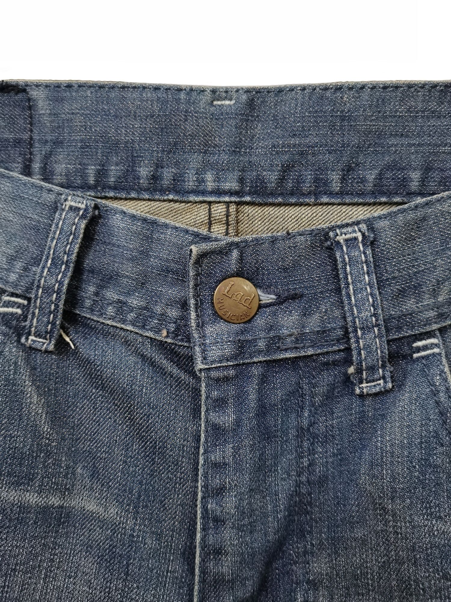 Lad Musician 🔥Lad Musician🔥Made in Japan Punk Rock & Roll Denim Jeans Size US 32 / EU 48 - 19 Thumbnail